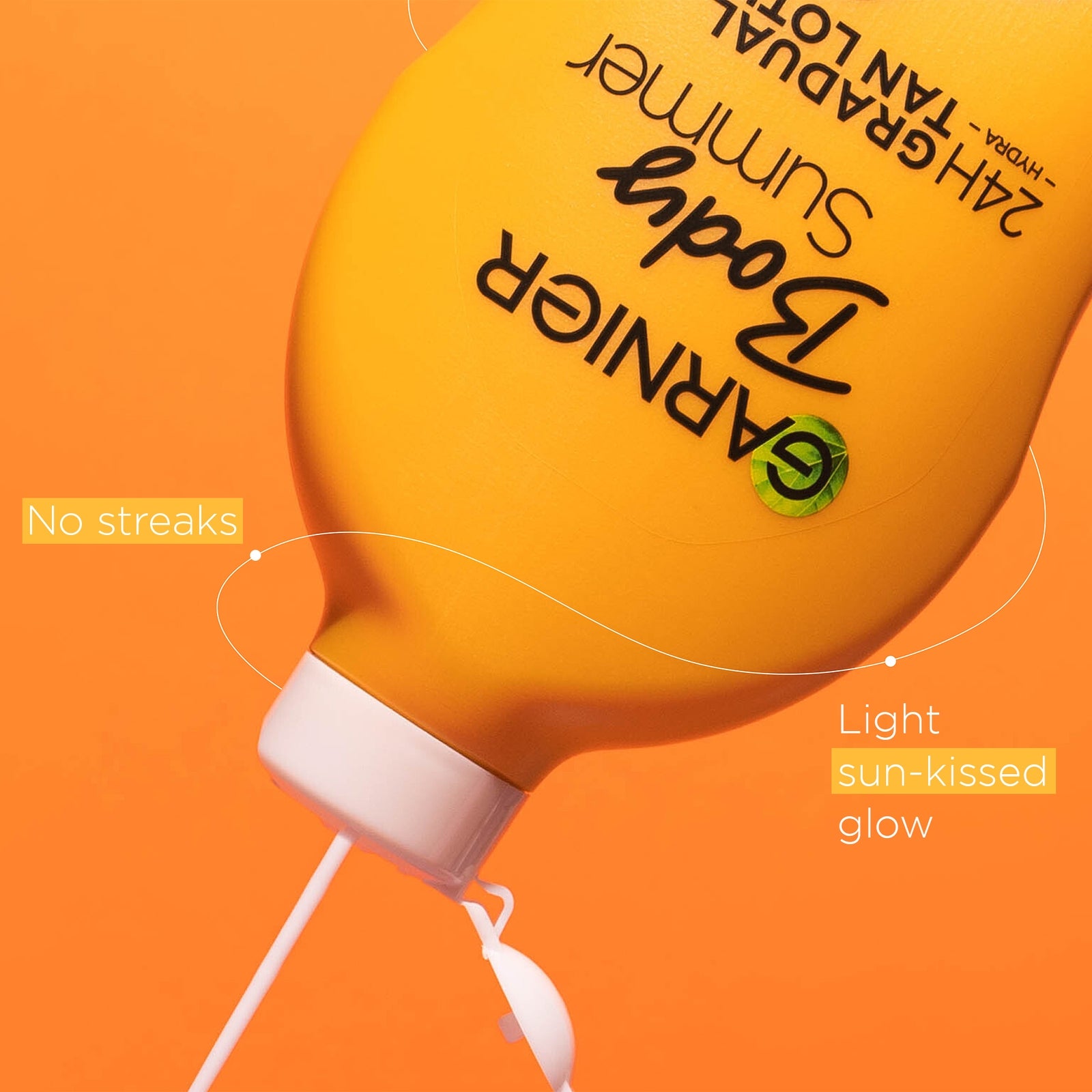Garnier Summer Body Hydrating Gradual Tan Moisturiser Light 400ml 4