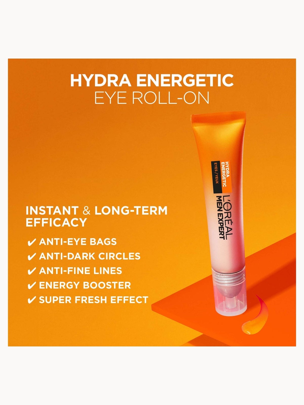Men Expert Hydra energetic Turbo Booster Eye Roll On, photo 3