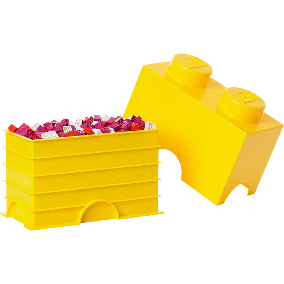 LEGO Storage Brick 2- Yellow