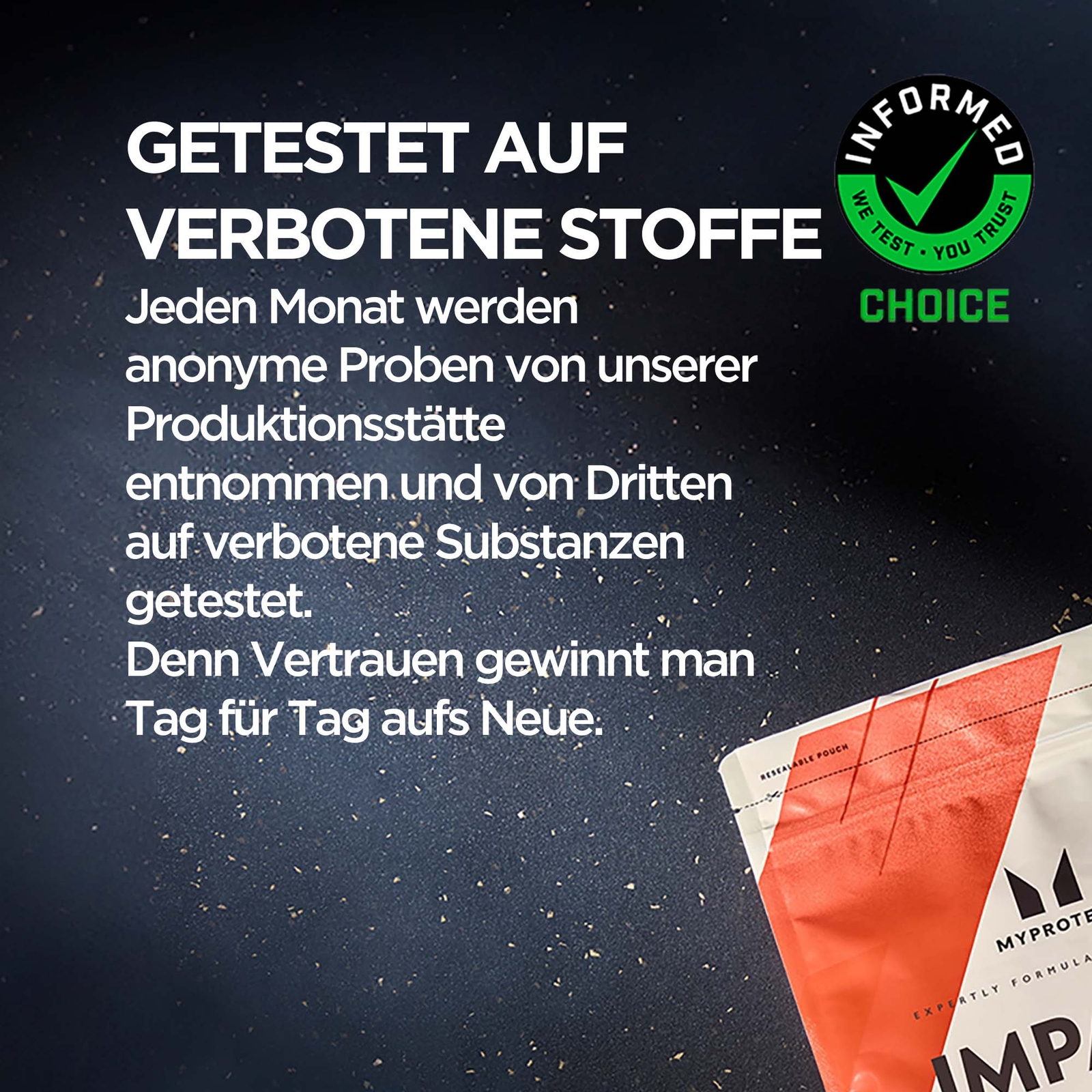 Thumbnail - Impact Whey Protein - 500g - 16Portionen - Dark Chocolate & Salted Caramel