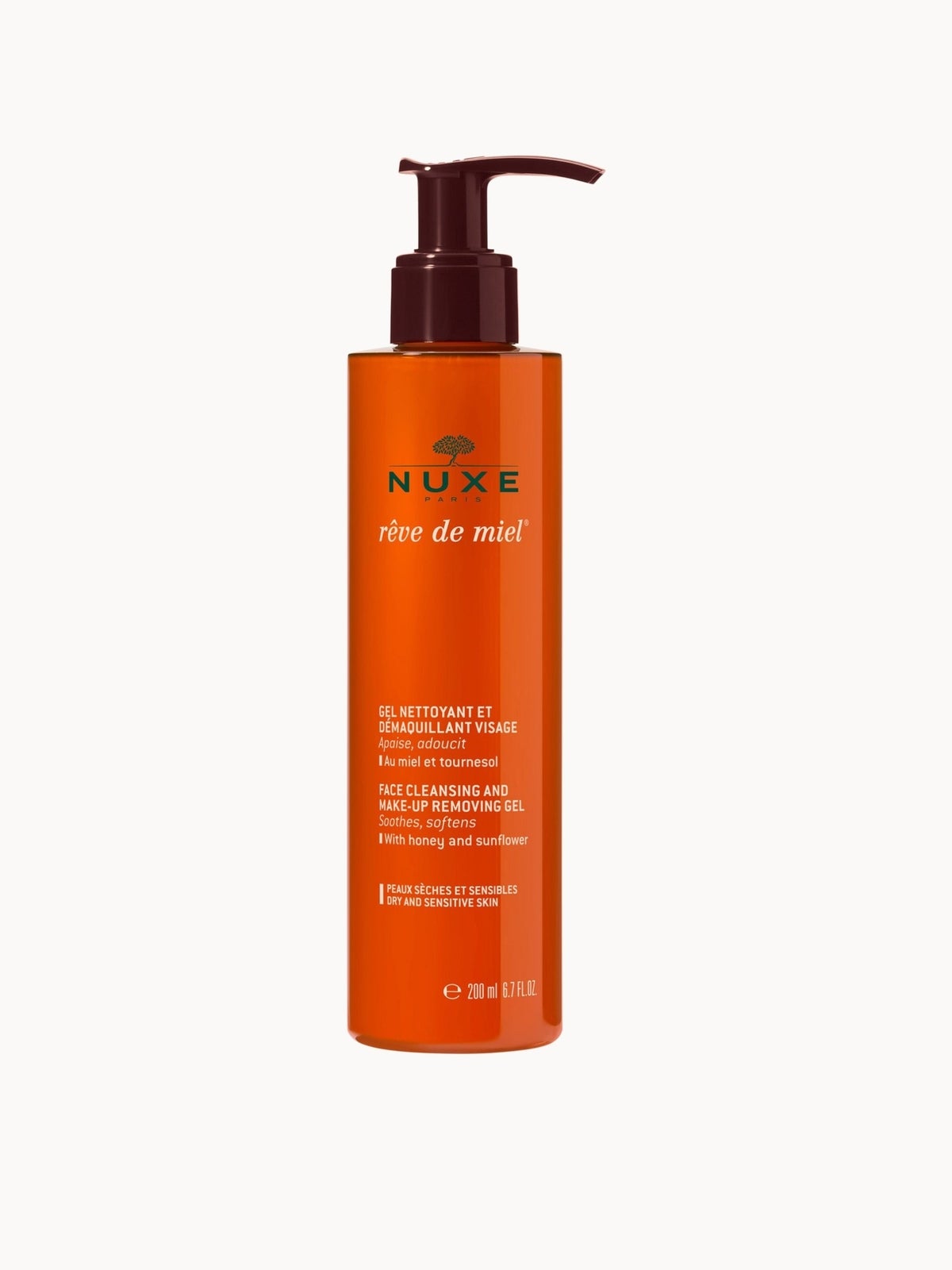 NUXE Rêve de Miel Face Cleansing and Makeup Removing Gel 200ml