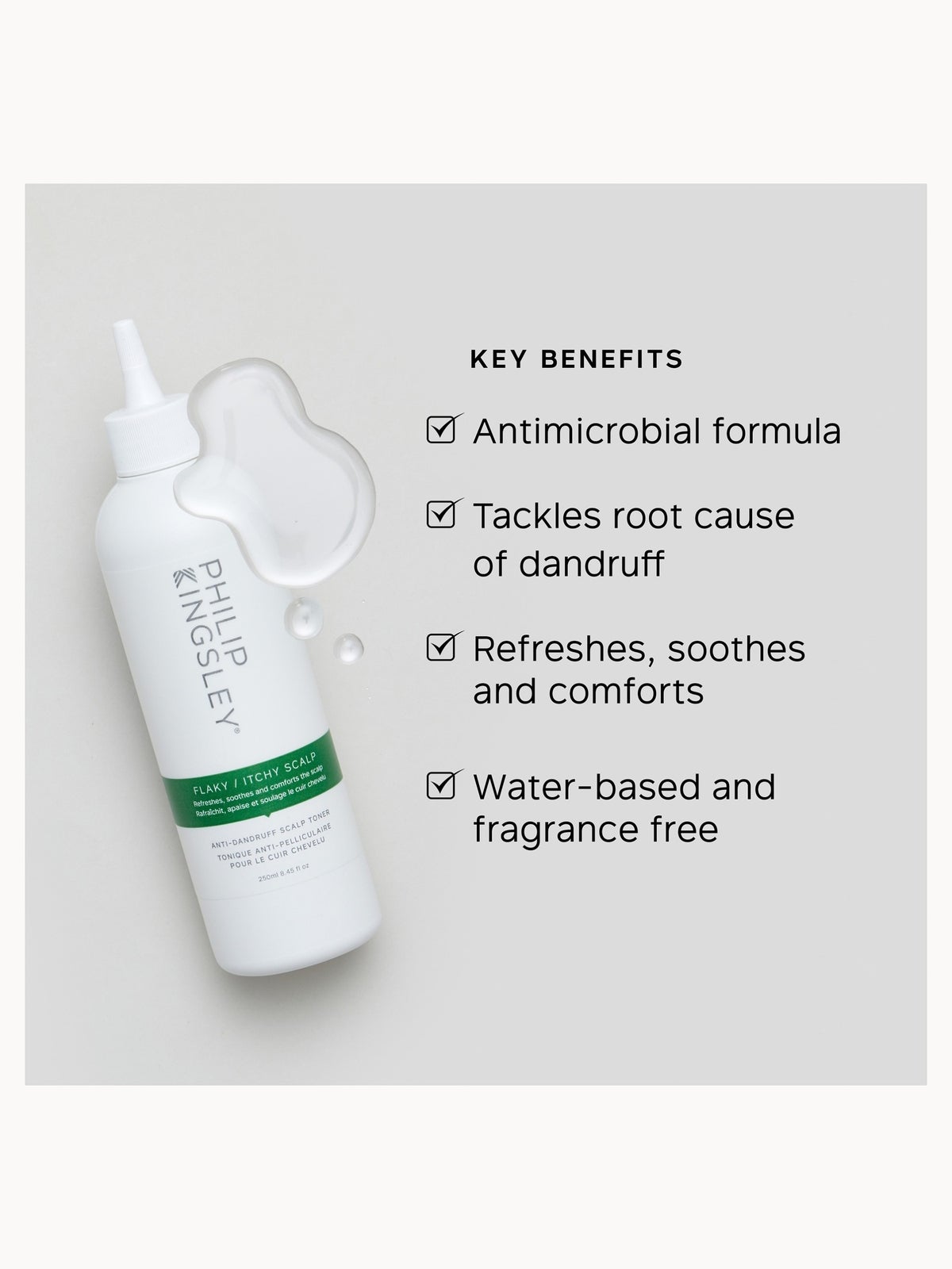 Philip Kingsley Flaky/Itchy Scalp Anti-Dandruff Scalp Toner 250ml 3