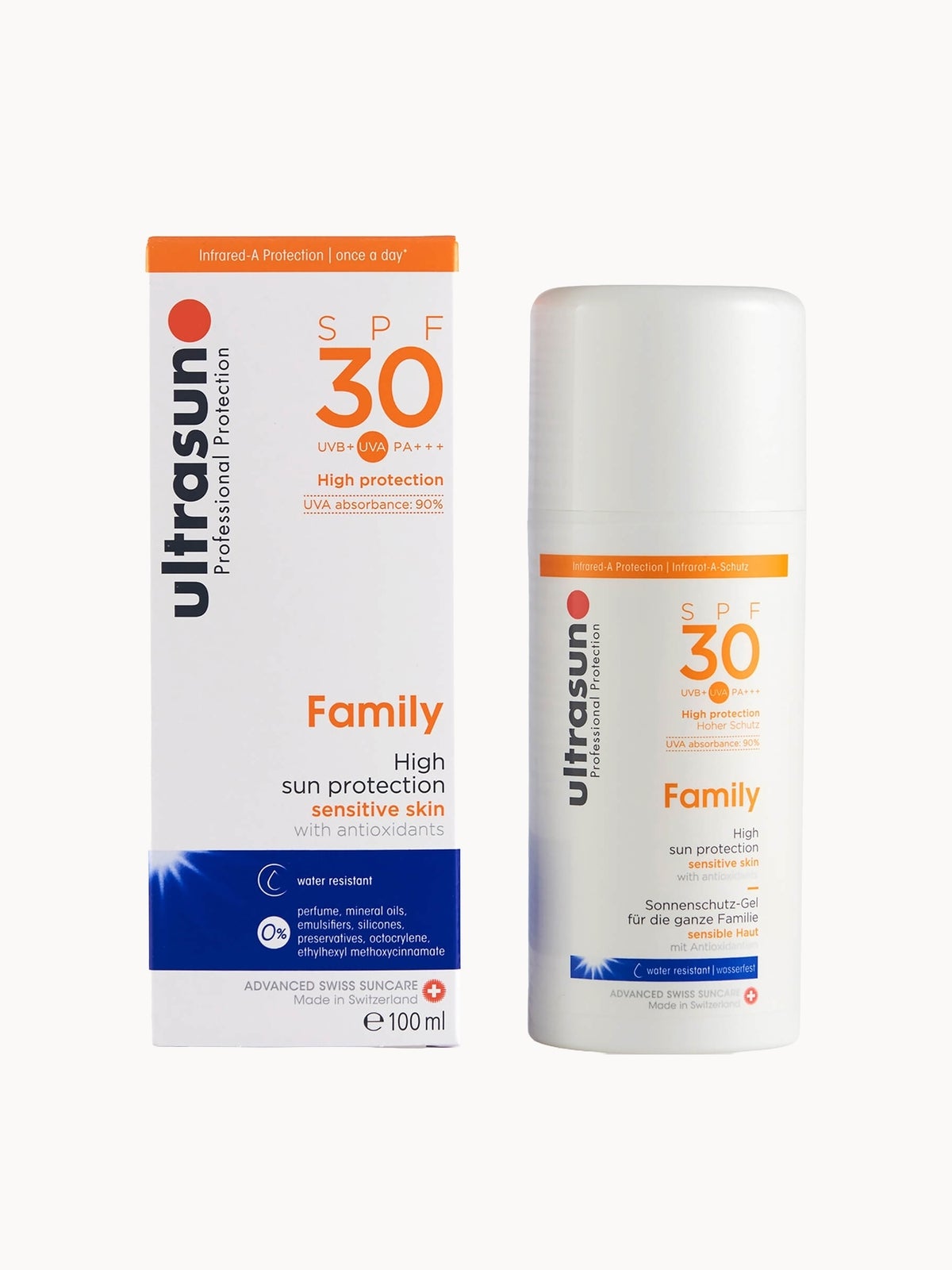  Ultrasun Spf 30 Family Sun Lotion 100ml 