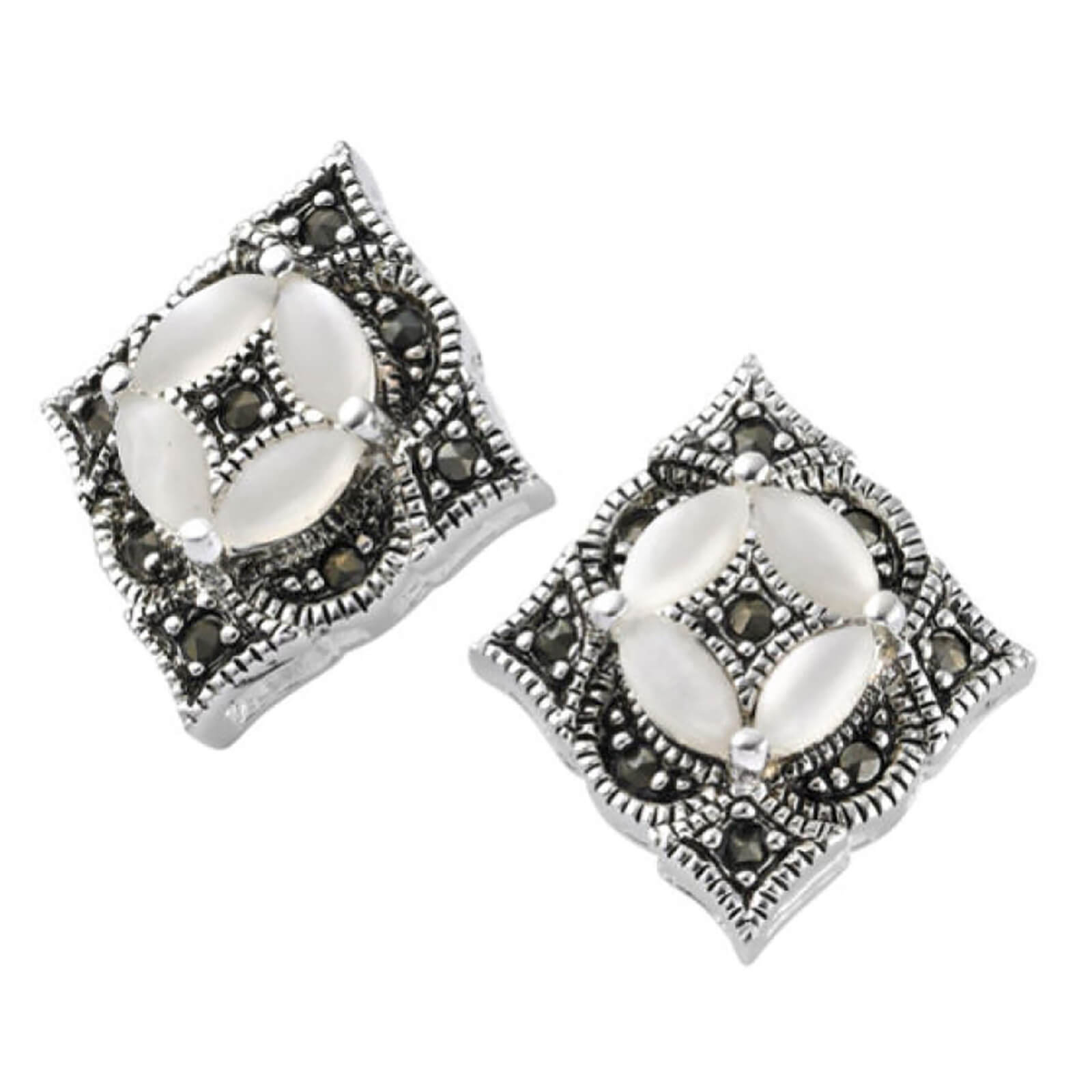 Marcasite Earrings  - One Size