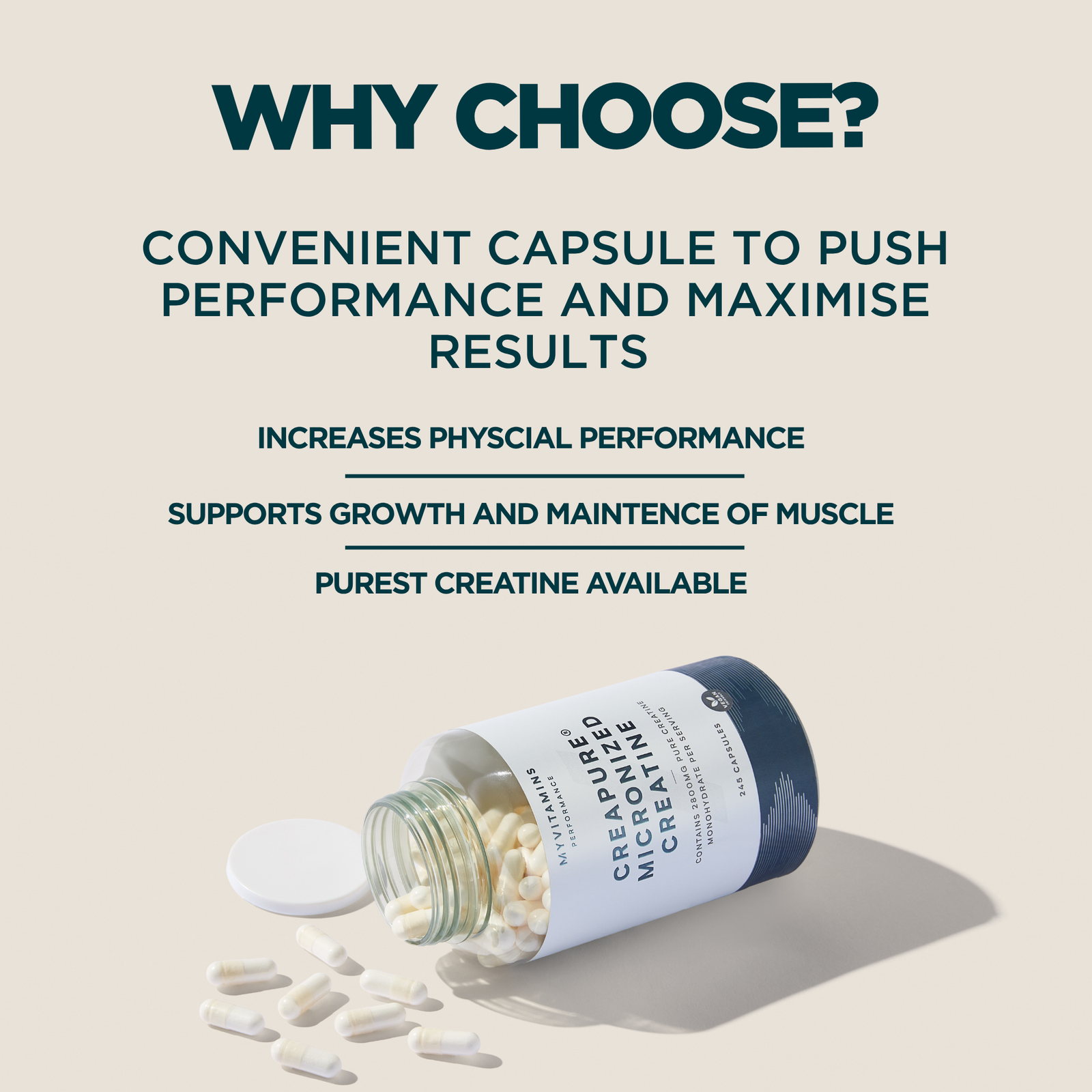 Myprotein Creapure® Micronised Creatine Capsules