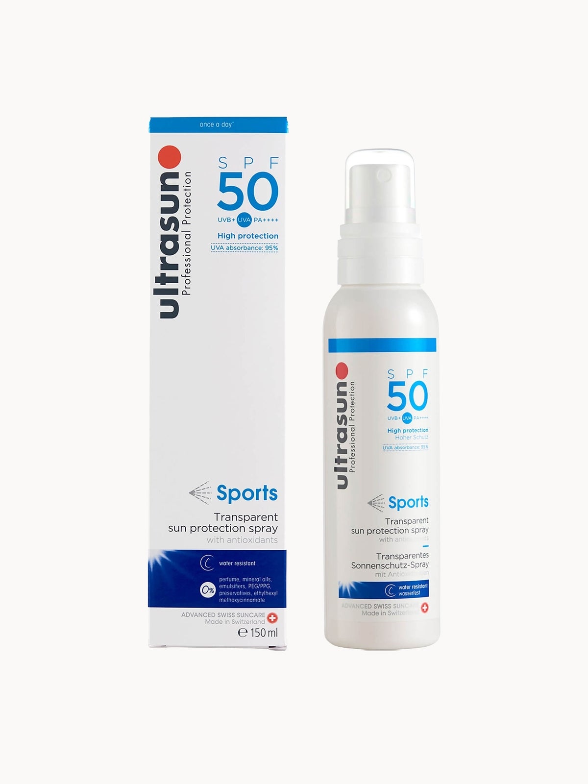 UltraSun Very High SPF 50 Sports Spray Formula (150ml) 2