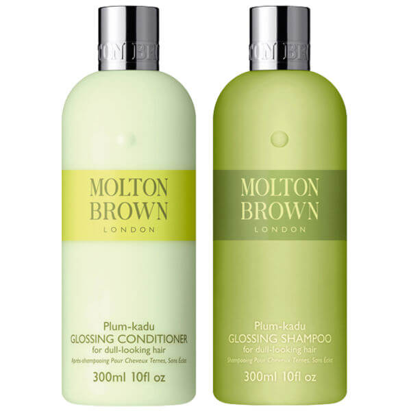 

Шампунь и кондиционер для блеска и сияния волос Molton Brown Plum-kadu Glossing Shampoo & Conditioner 300 мл (набор)