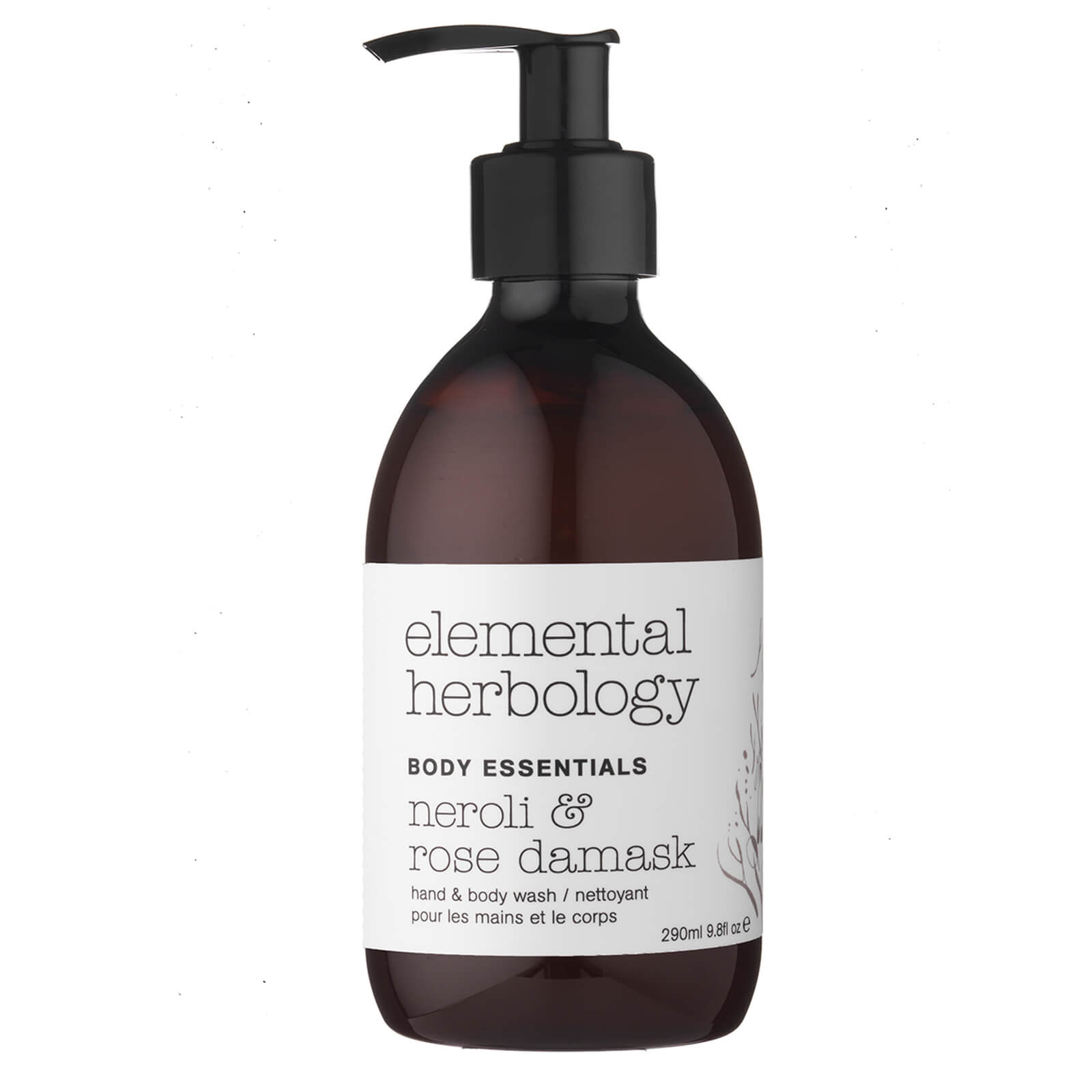 Elemental Herbology bagnoschiuma al neroli e alla rosa di Damasco