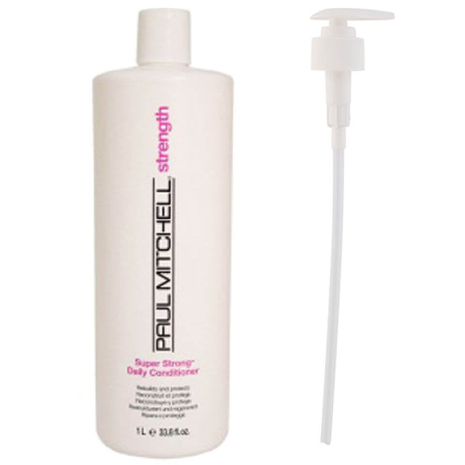

Paul Mitchell Super Strong Daily Conditioner (1000ml) with Pump (Bundle)