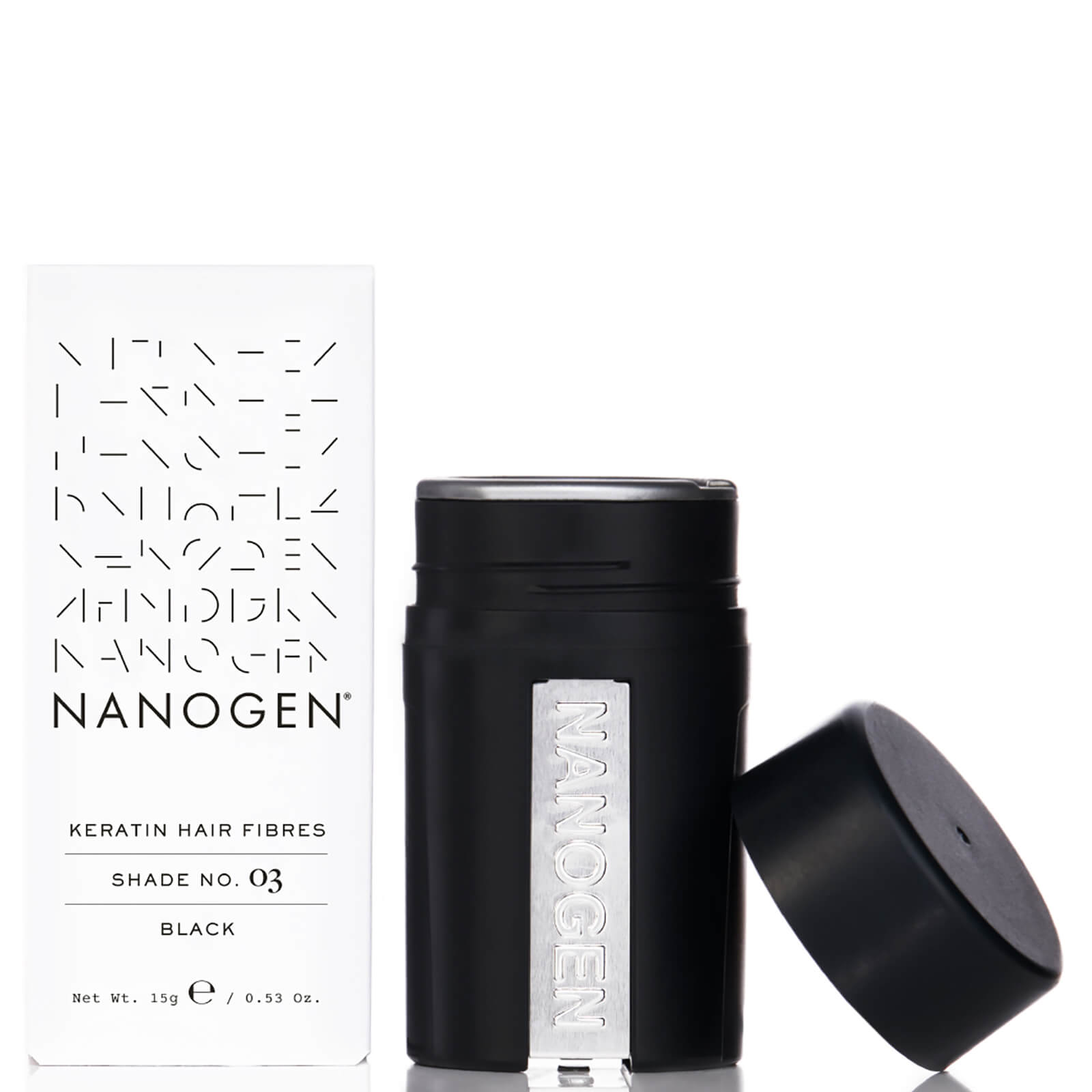 Click to view product details and reviews for Nanogen Hair Thickening Fibres Black 15g.