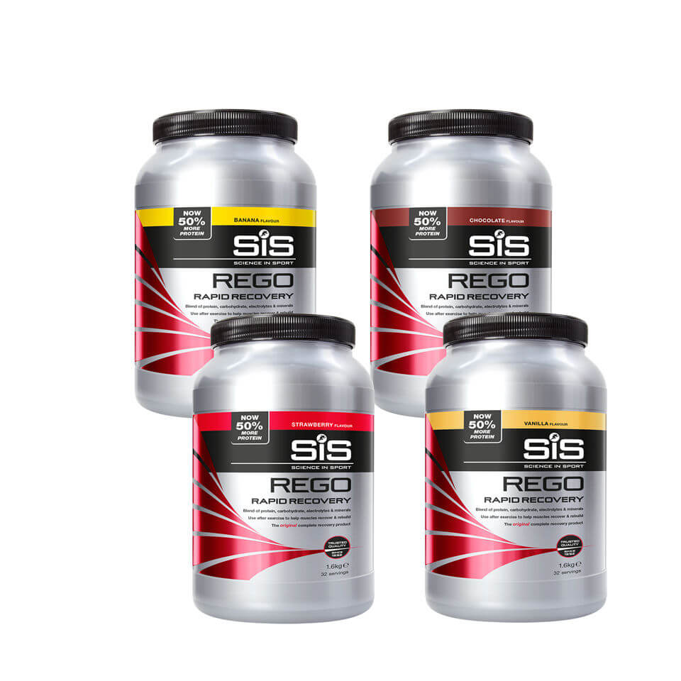 Science In Sport REGO Rapid Recovery Drink Powder 1.6kg Tub - 1.6kg - Tub - Vanilla