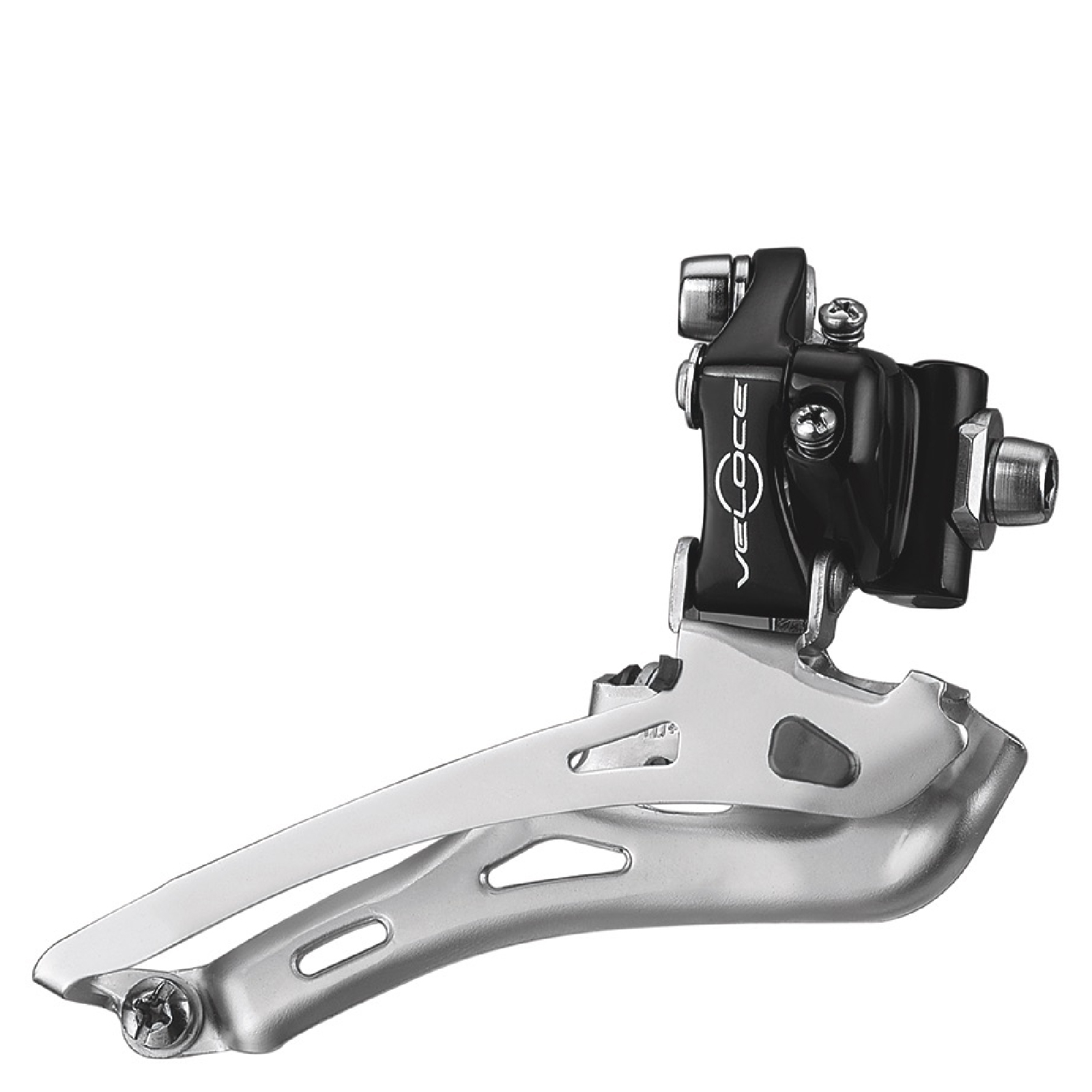 Image of Campagnolo Veloce 10 Speed Braze-On Front Derailleur - Black