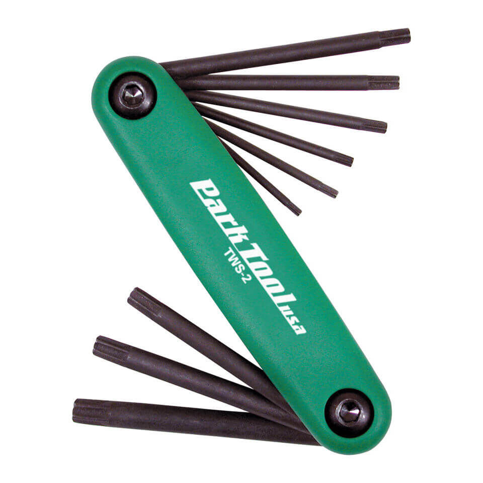 Image of Park Tool Fold-Up Torx Wrench Set TWS-2 - Green, Green