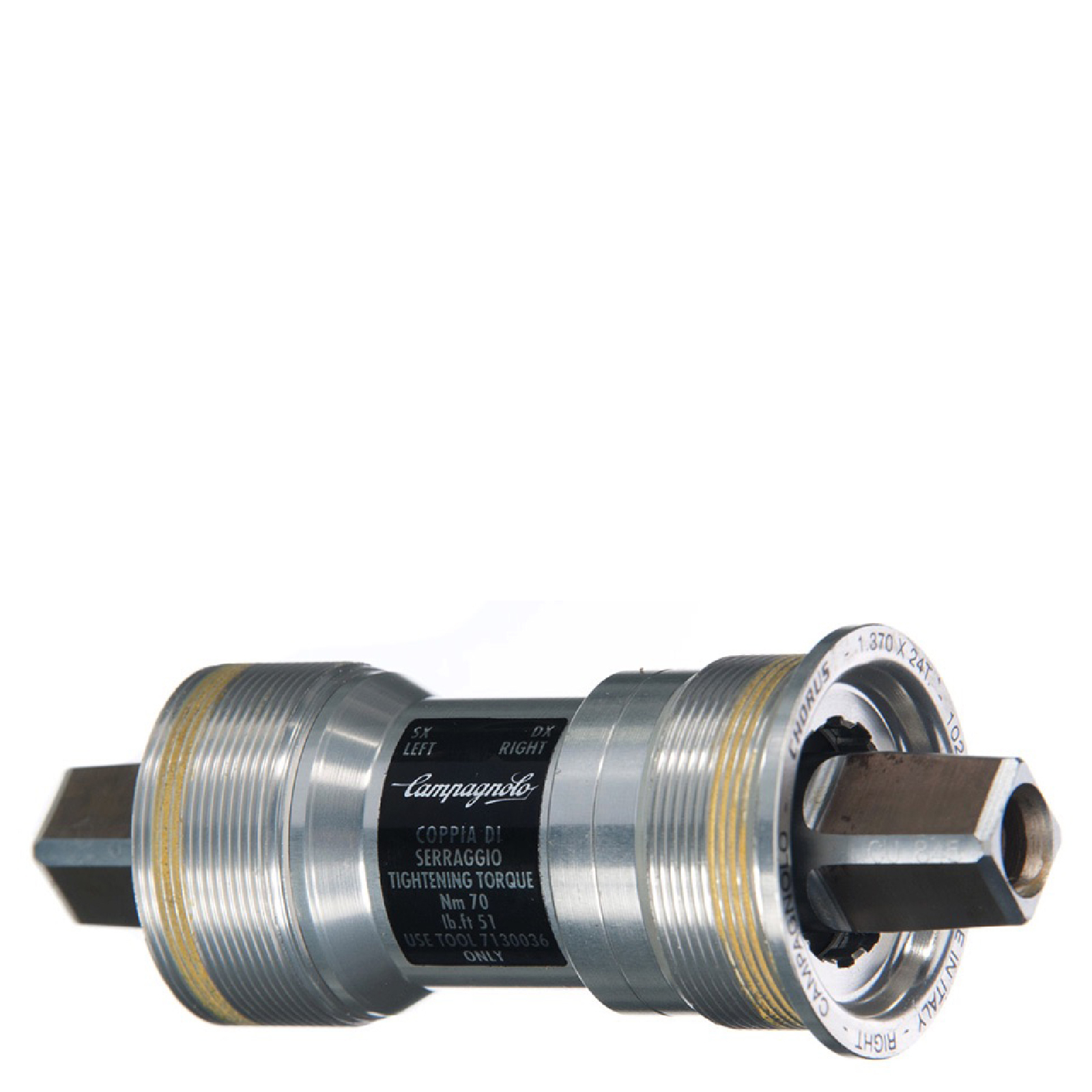 Campagnolo Chorus Double Tapered Bottom Bracket - Silver - English
