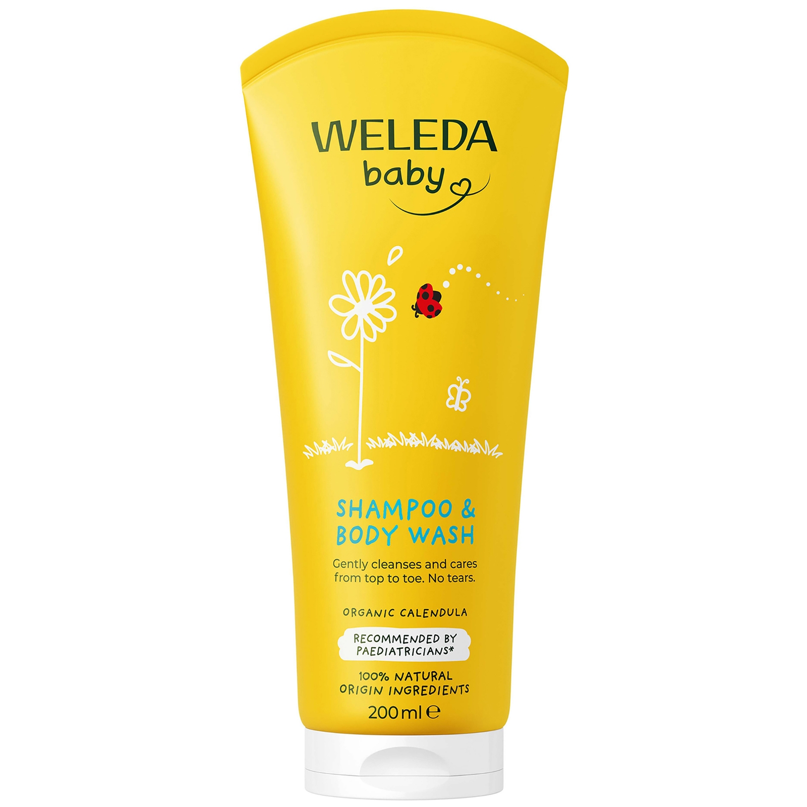 Weleda Calendula Shampoo & Body Wash 200ml