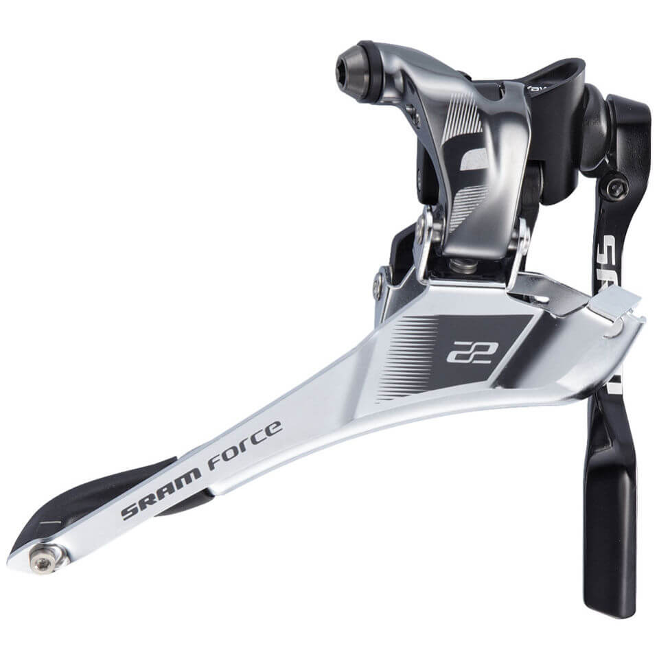 SRAM Force22 Front Derailleur Yaw Braze-on with Chain Spotter - One Size - One Colour