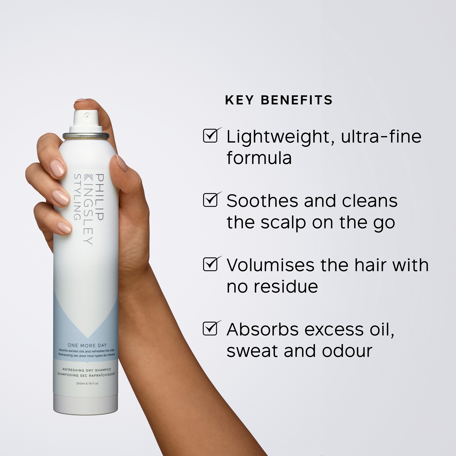 Philip Kingsley One More Day Refreshing Dry Shampoo 200ml Philip Kingsley One More Day Refreshing Dry Shampoo 200ml