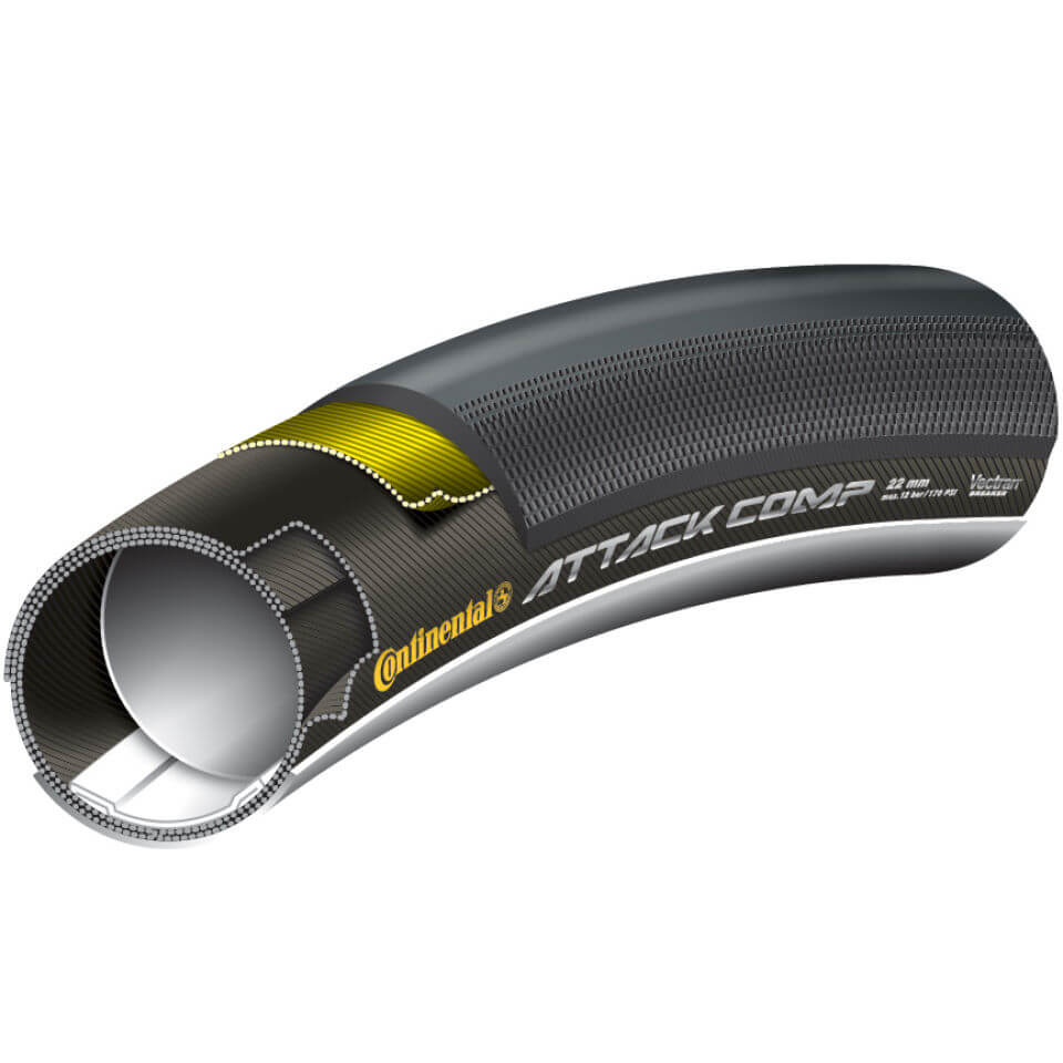 Continental GP Attack Comp Tubular Road Tire - 700c x 22mm
