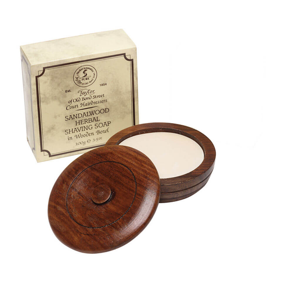 Click to view product details and reviews for Taylor Of Old Bond Street Wooden Bowl Including Shaving Soap 100g.