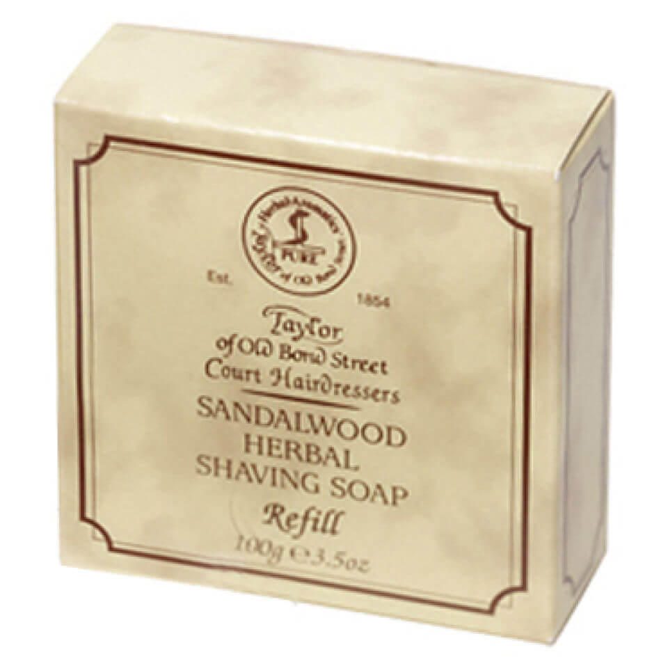 Taylor of Old Bond Street Sandalwood Shaving Soap Refill (100g) lookfantastic.com imagine
