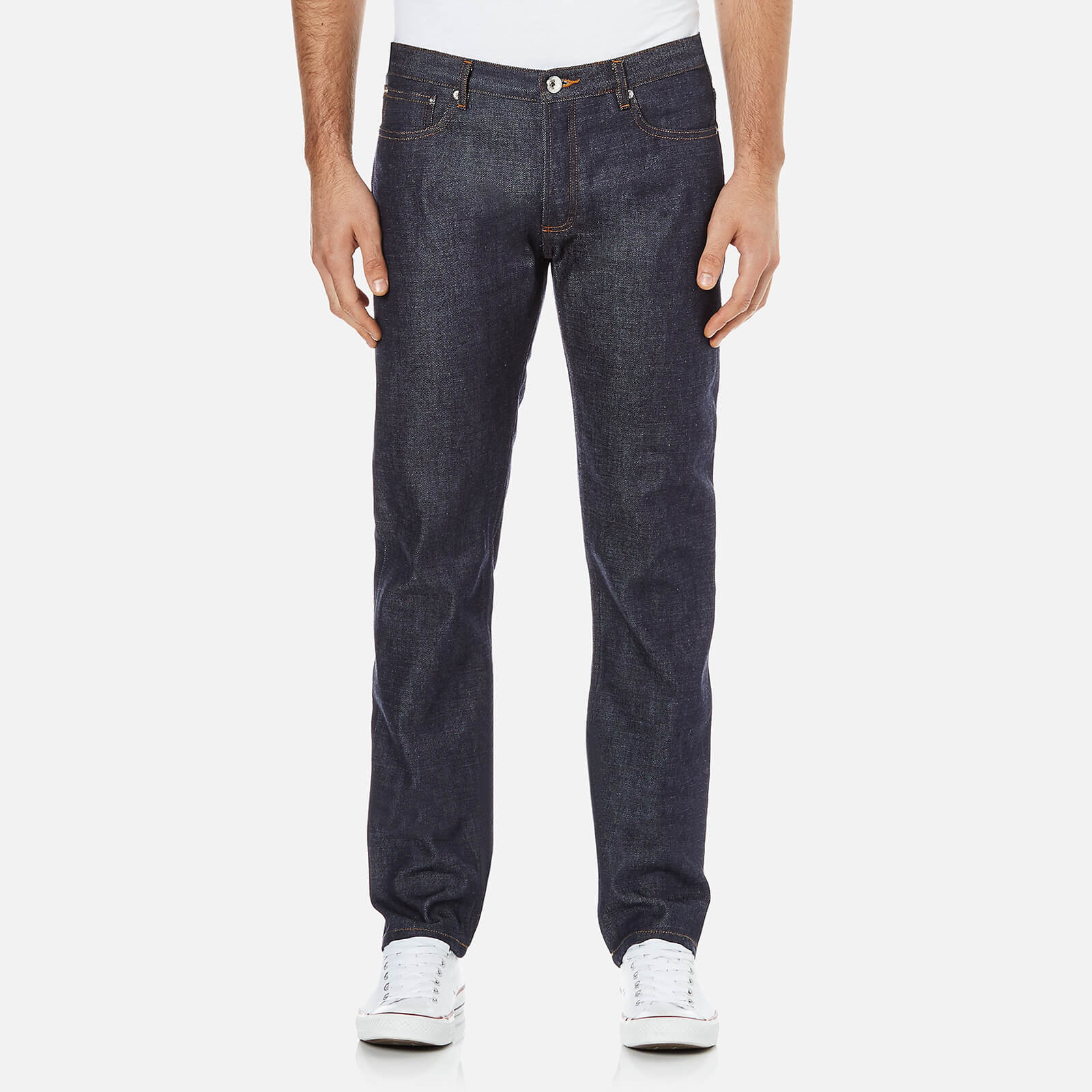 A.P.C. Men's Petit New Standard Mid Rise Jeans - Selvedge Indigo - W34/L32 - Blue