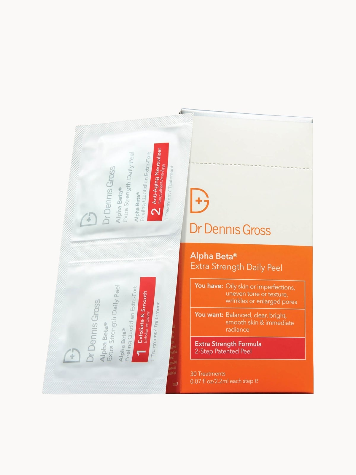 Dr Dennis Gross Skincare Alpha Beta Extra Strength Daily Peel (Pack of 30)
