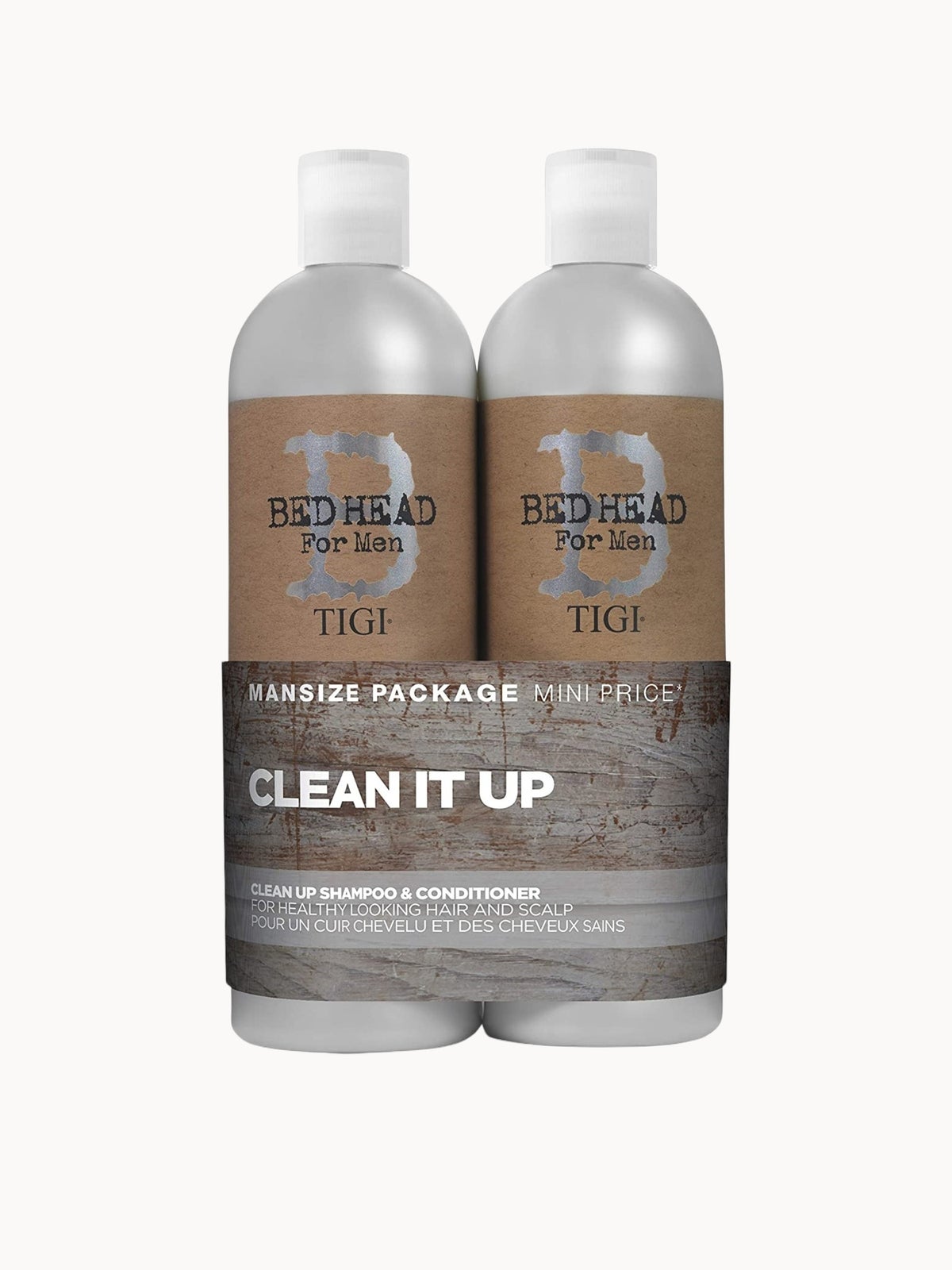 TIGI B For Men Clean Up Tween Duo 2 x 750ml