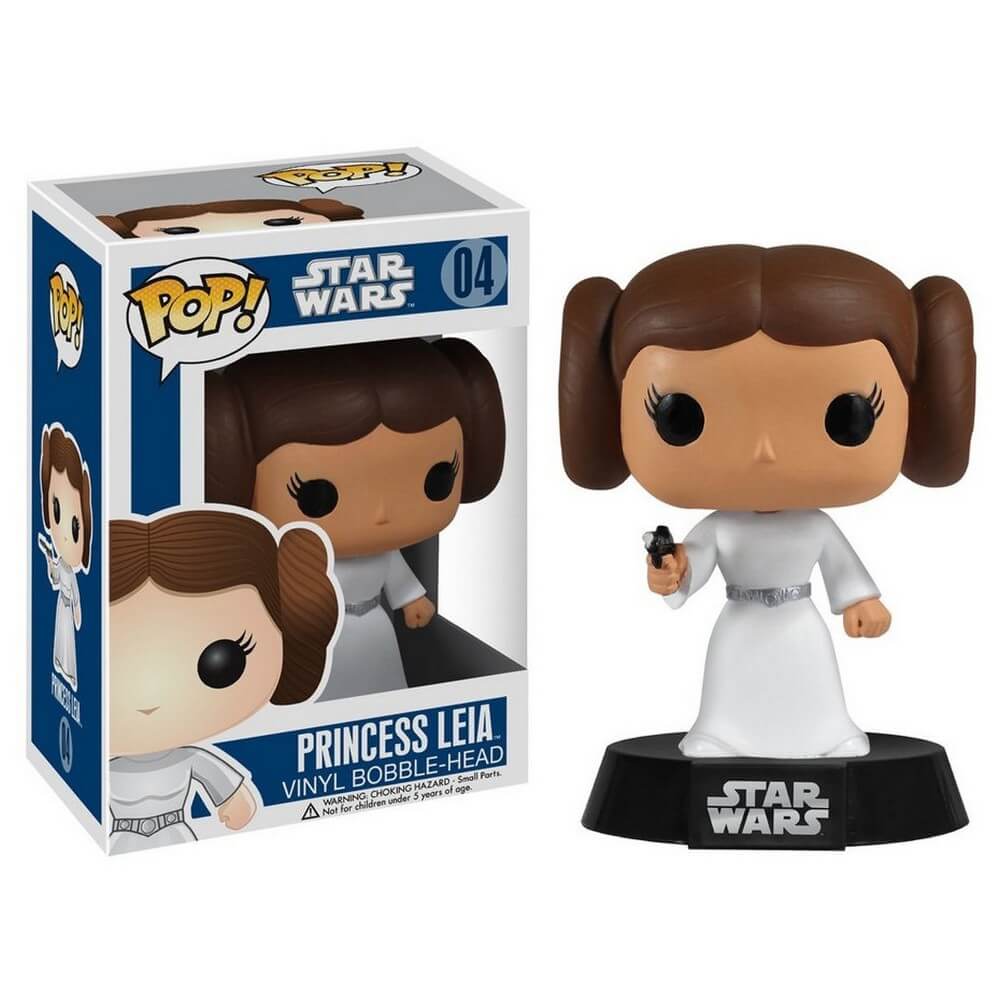 Star Wars Prinzessin Leia Pop! Vinylfigur mit Wackelkopf
