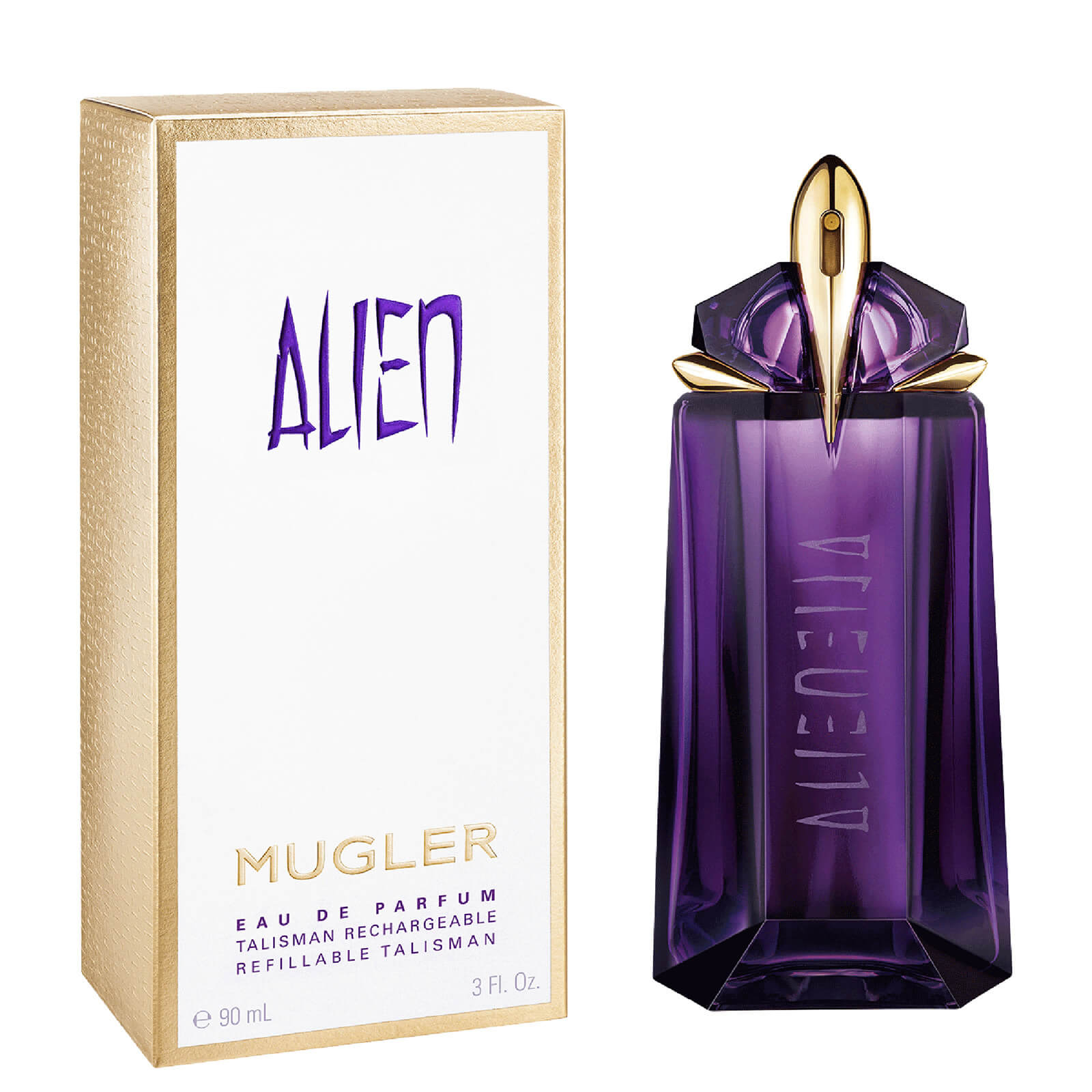 Mugler Alien Eau de Parfum Natural Spray Refillable (Various Sizes) - 90ml