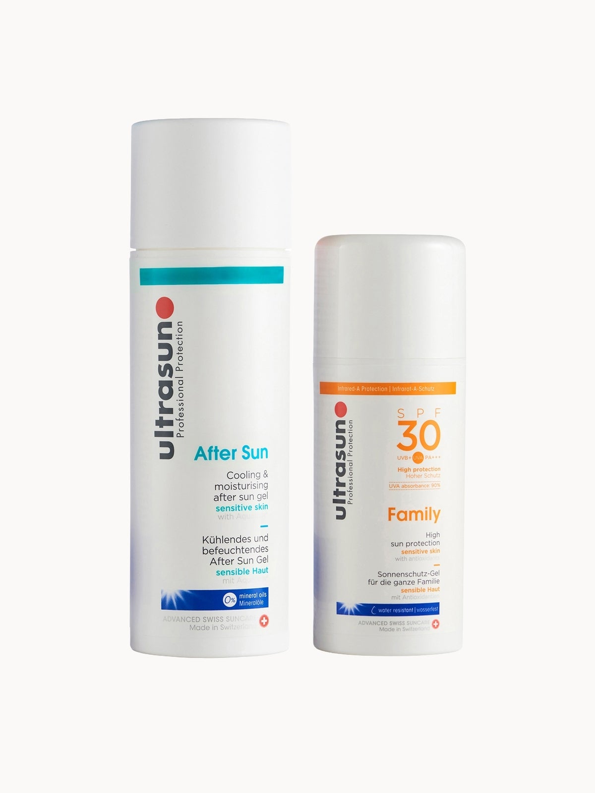 Ultrasun Family SPF 30 - Super Sensitive (100ml) and Ultrasun Aftersun