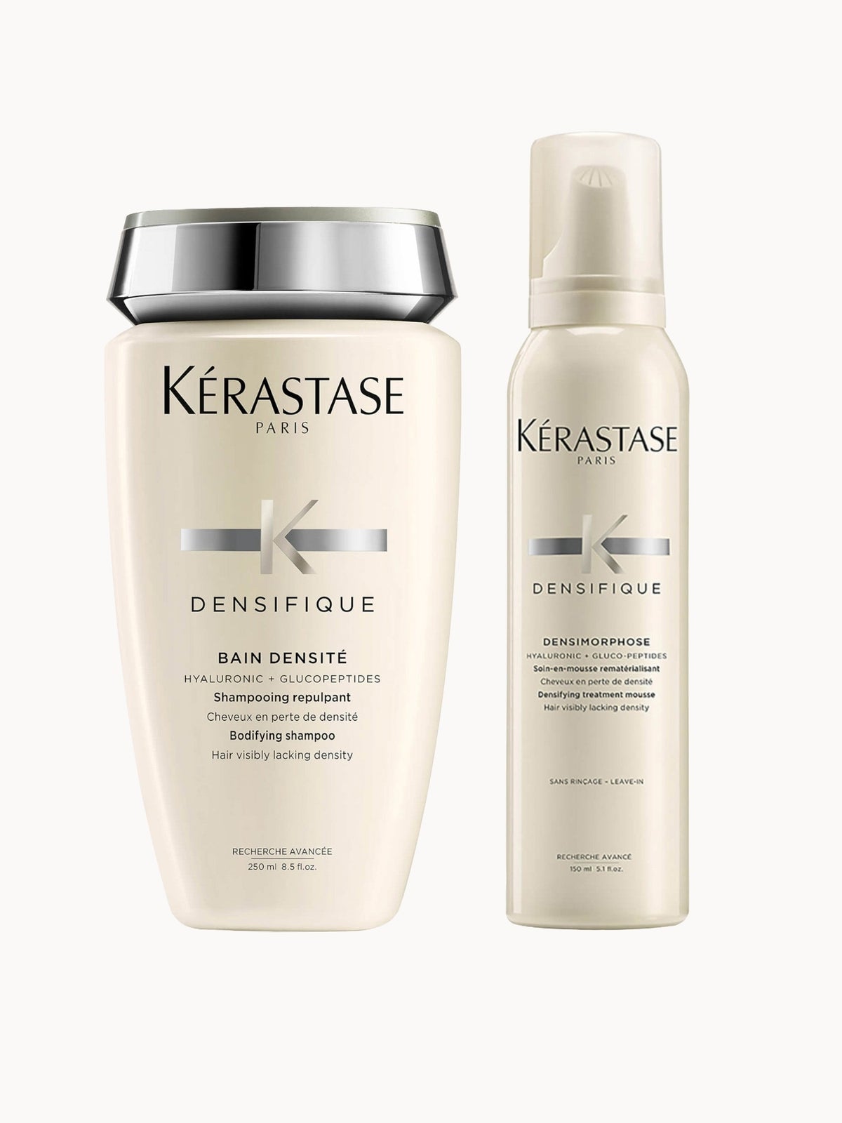 Kérastase Densifique Bain Densite (250ml) and Mousse Densimorphose (150ml)