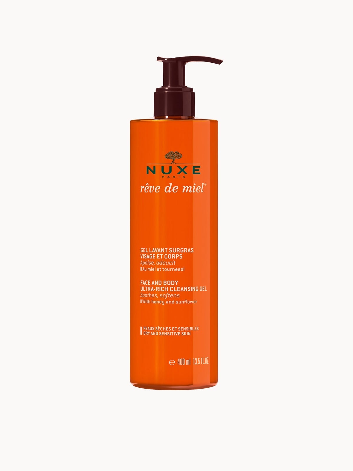 NUXE Reve de Miel Face and Body Ultra-Rich Cleansing Gel 400ml