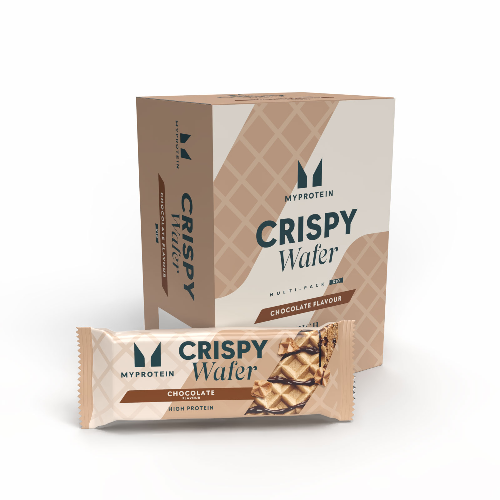 Myprotein UK MyProtein Crispy Protein Wafer - 10Bars - Chocolate