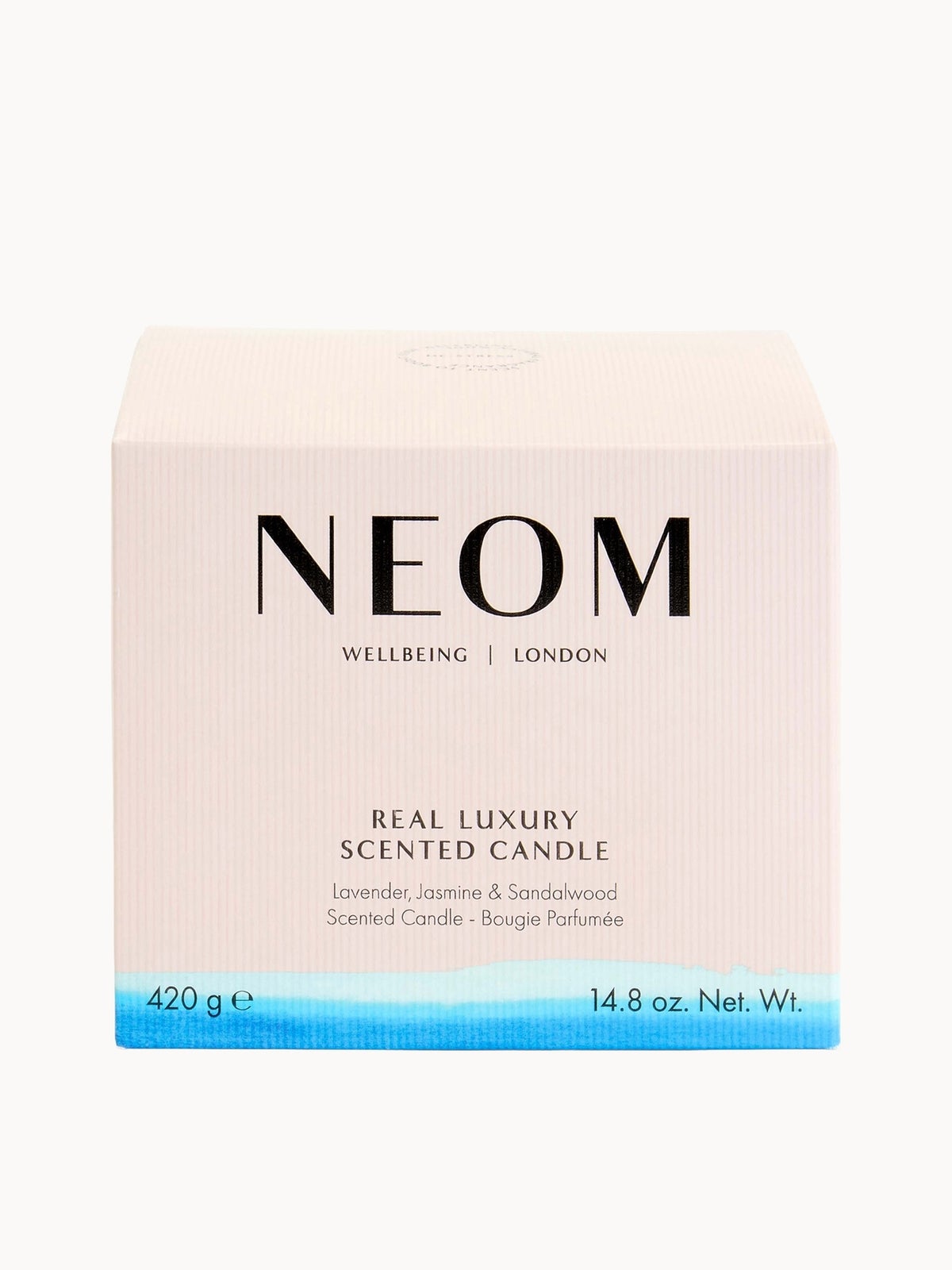 NEOM Wellbeing Real Luxury De-Stress Scented 3 Wick Candle 2
