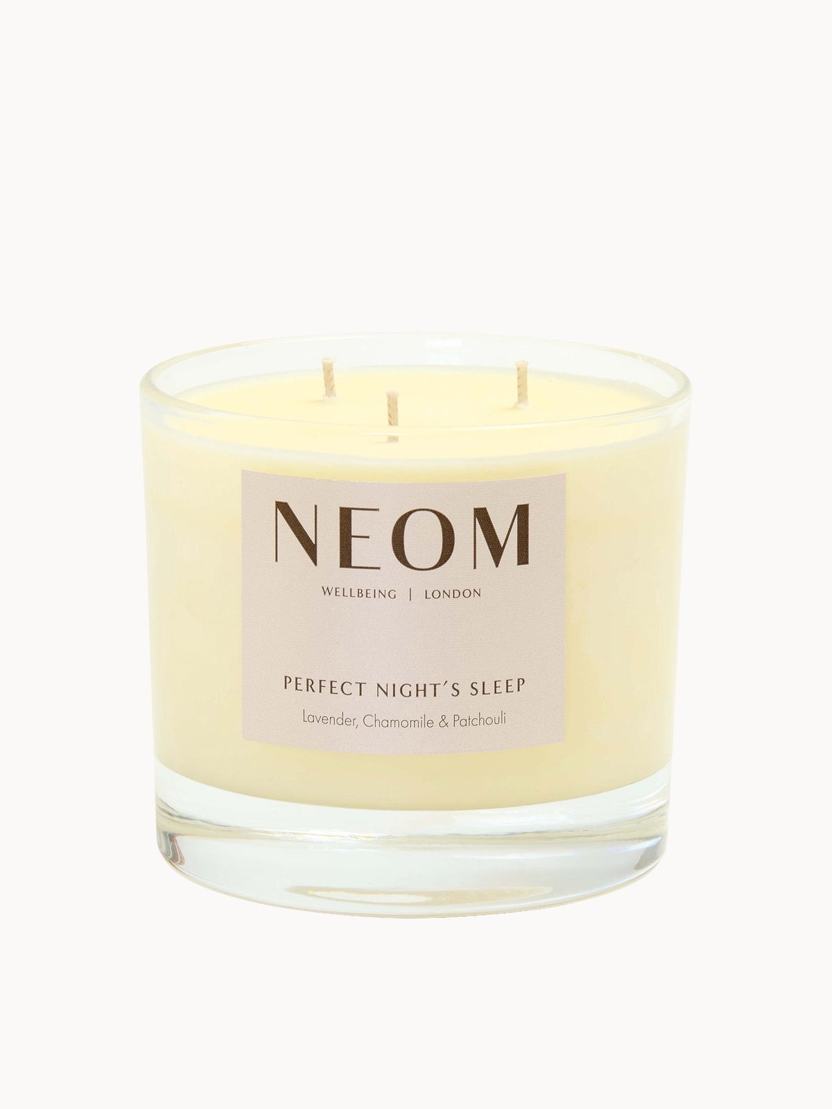NEOM Wellbeing Perfect Nights Sleep Scented 3 Wick Candle 2