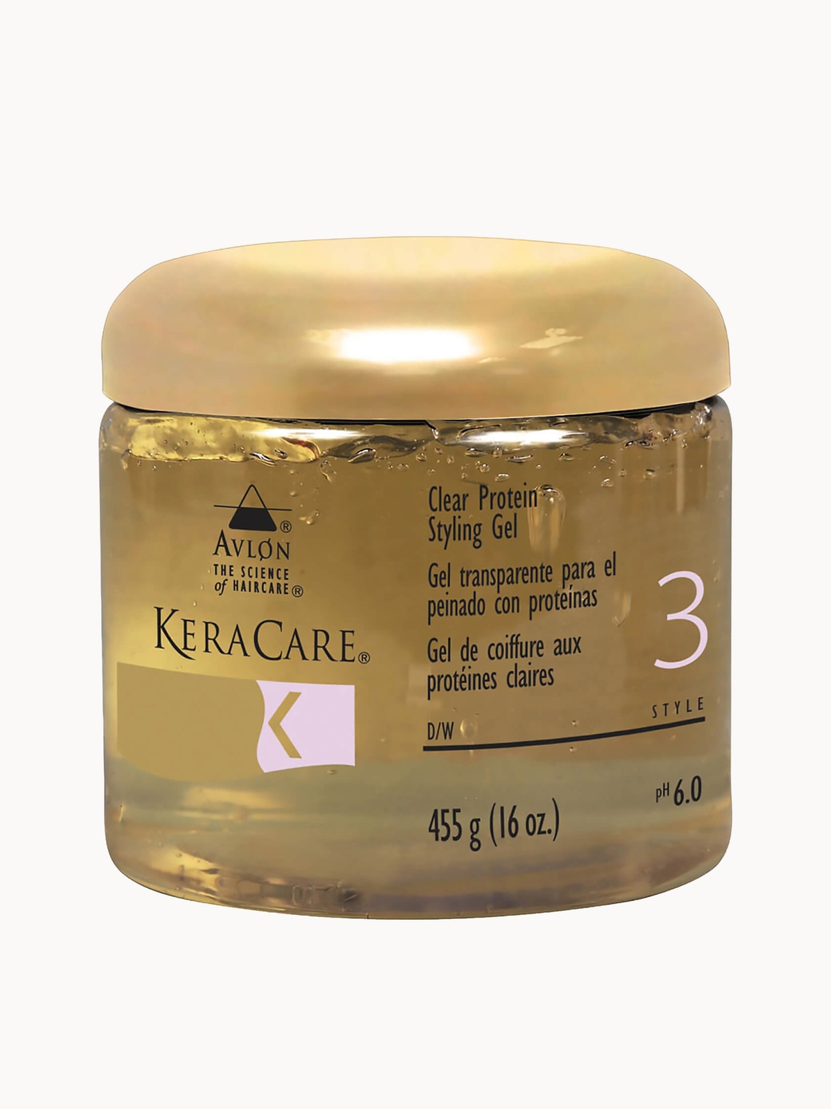 KeraCare Protein Styling Gel – Clear 16oz