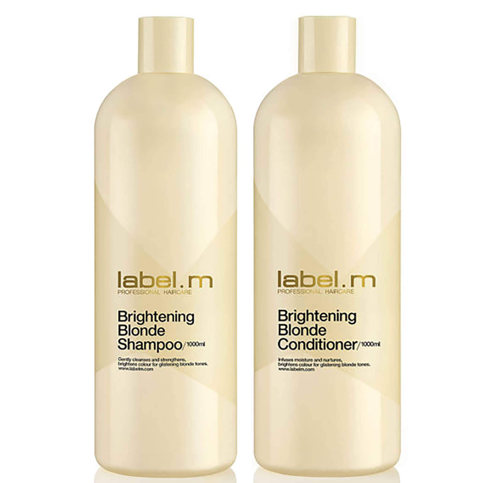 label.m Brightening Blonde Shampoo and Conditioner 1000ml Duo