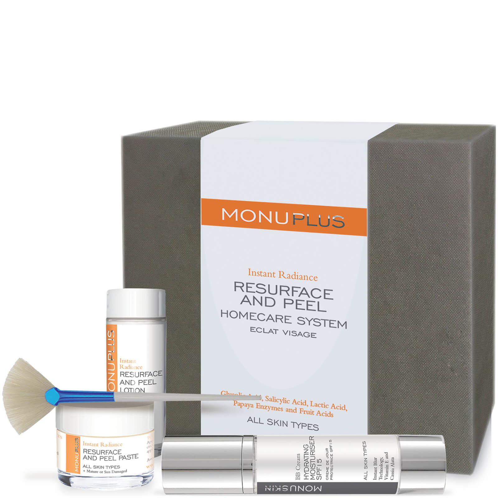 

MONUPLUS Resurface and Peel Homecare Kit