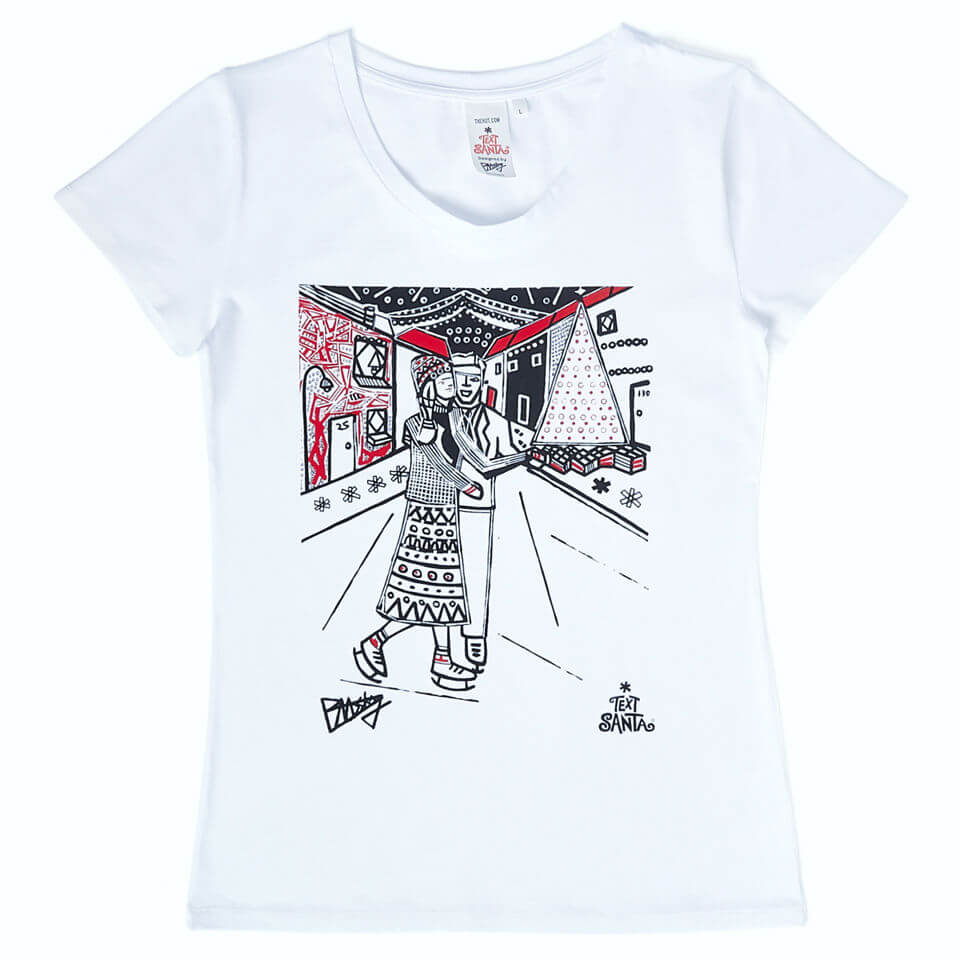 Ben Mosely Women's T-Shirt - White - M/UK 12