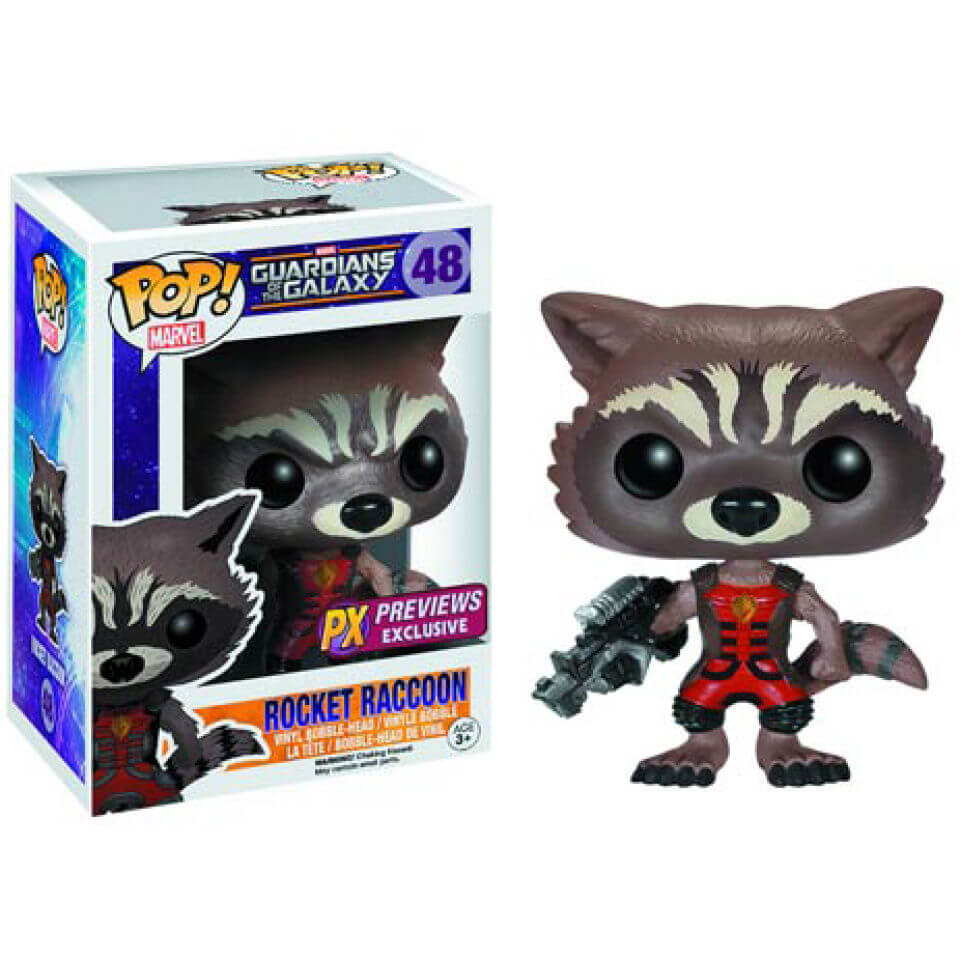 Pop! Vinyl Marvel Guardians of the Galaxy Rocket Raccoon Ravagers Previews Exclusive  Figure