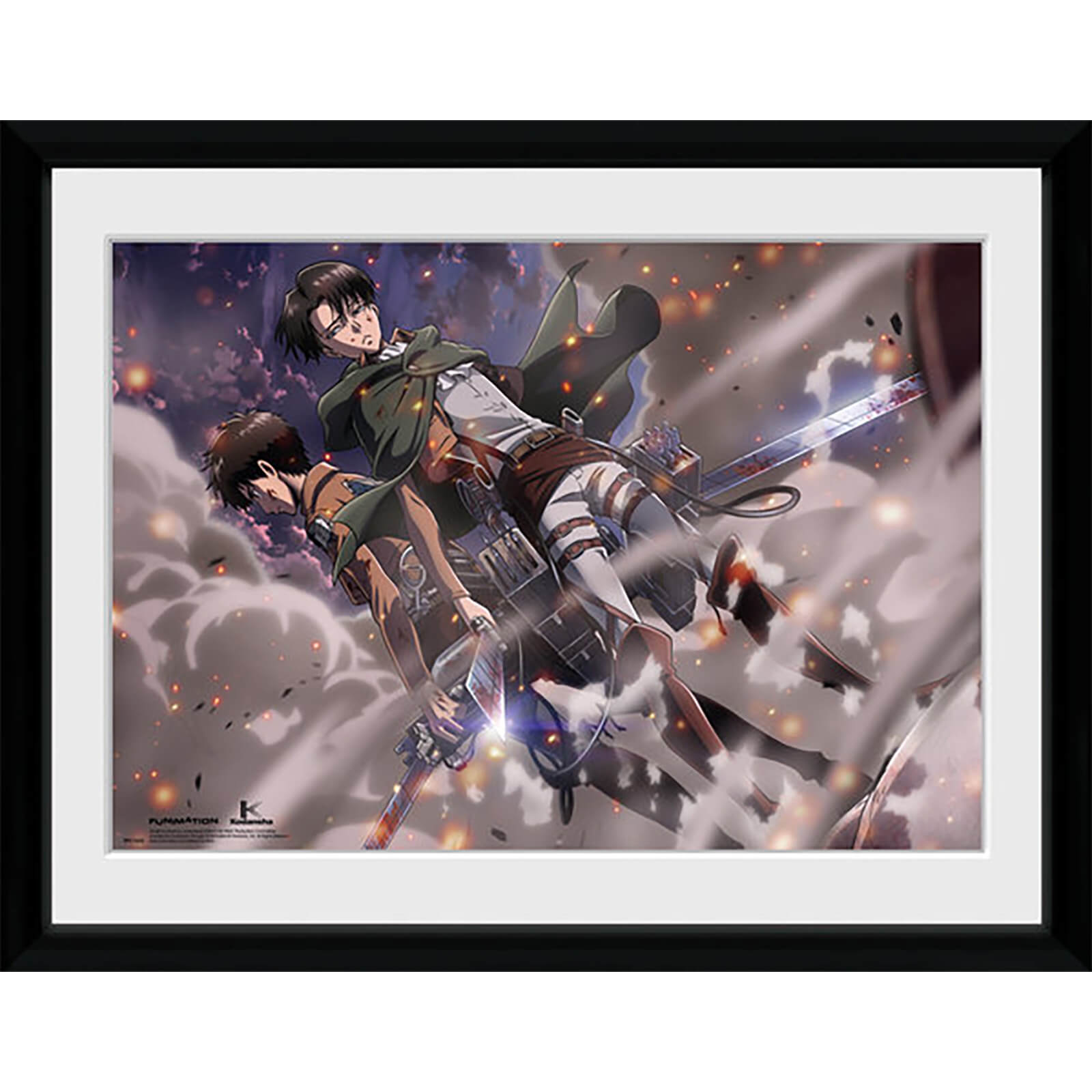 Attack on Titan Smoke Blast - 16x12 Framed Photographic