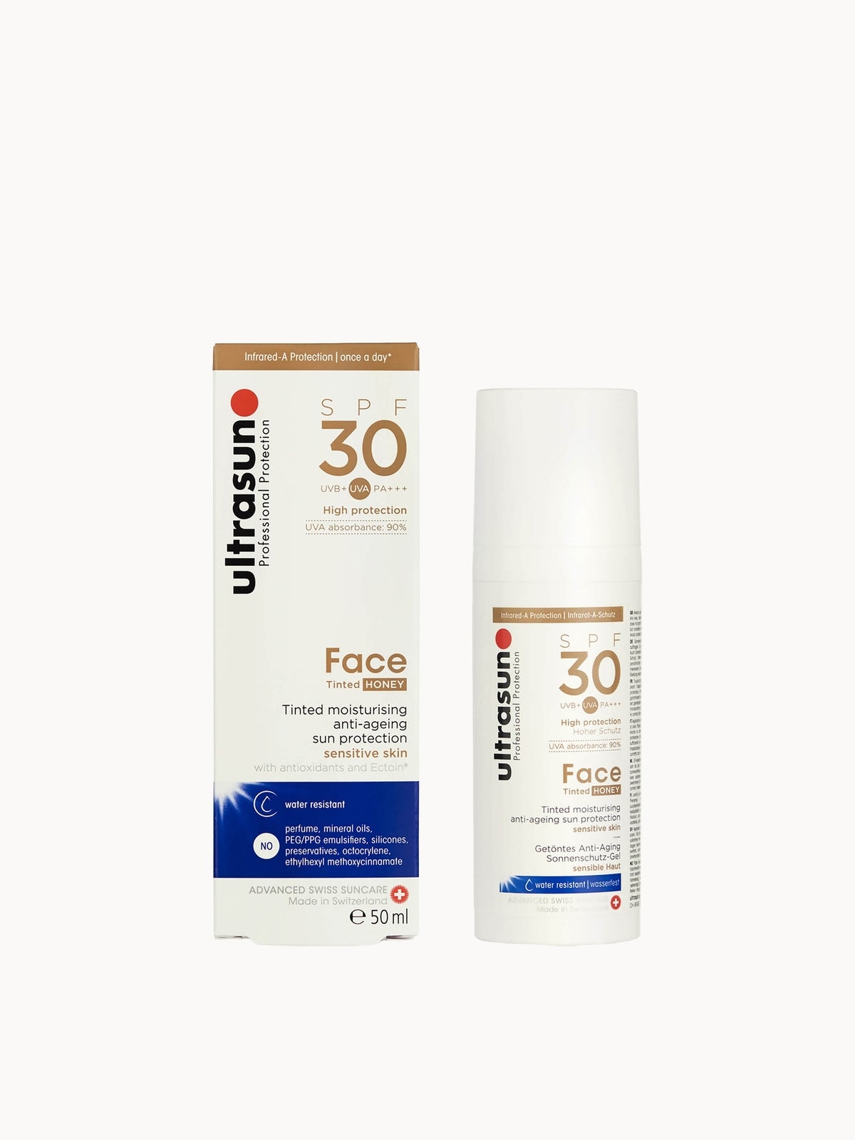 Ultrasun Tinted Face Cream SPF 30 (50ml) 2