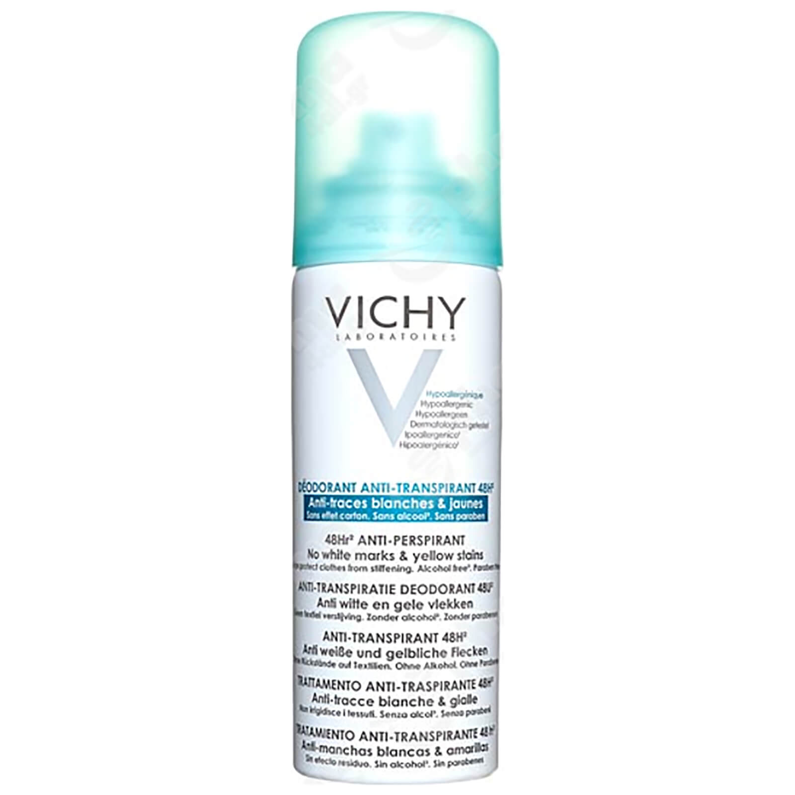 Vichy Deodorant 48Hour Aerosol 'No Marks' Anti-Perspirant -deodorantti 125ml
