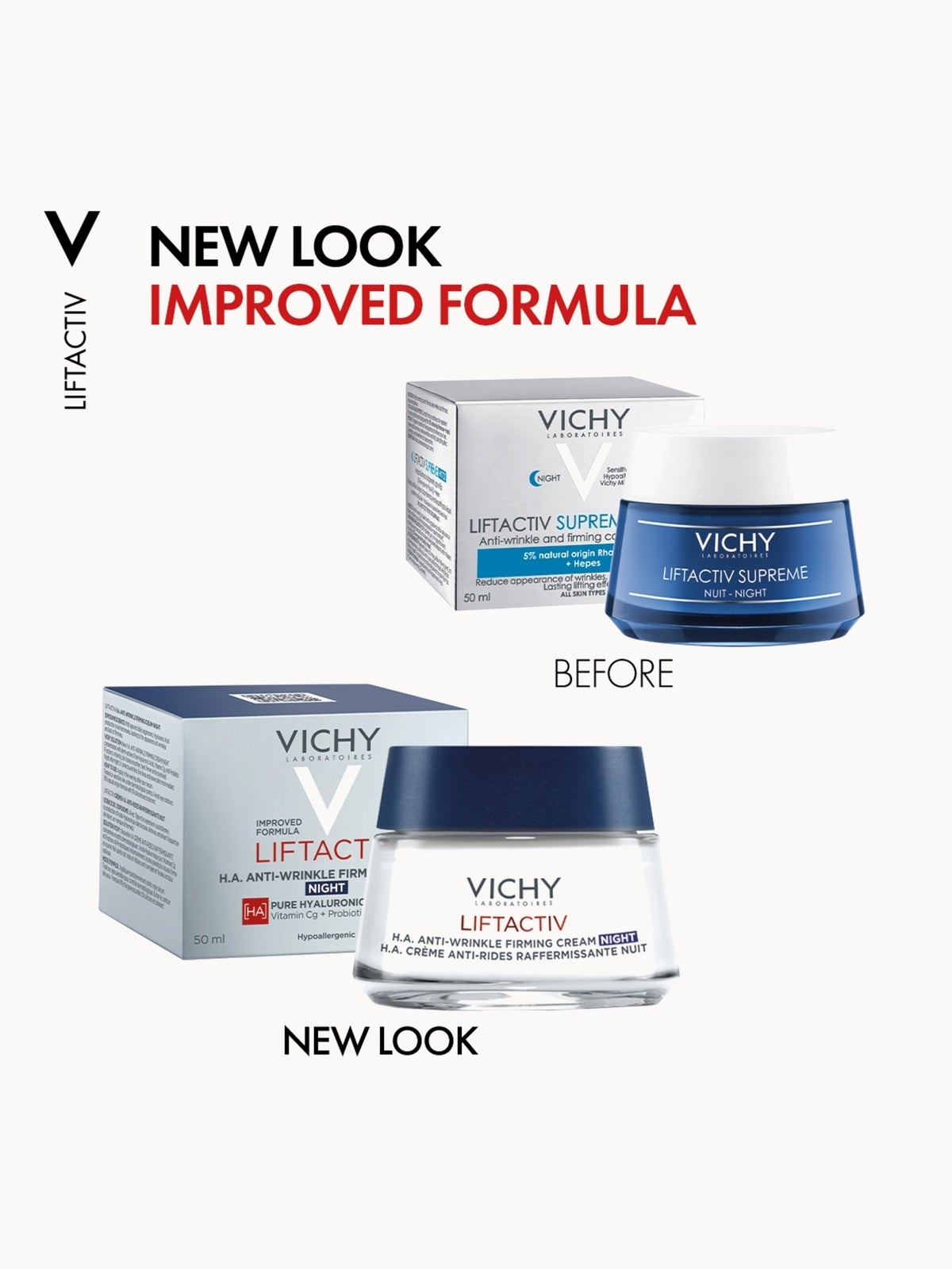 VICHY LiftActiv Anti-Wrinkle and Firming Night Moisturiser 50ml 3