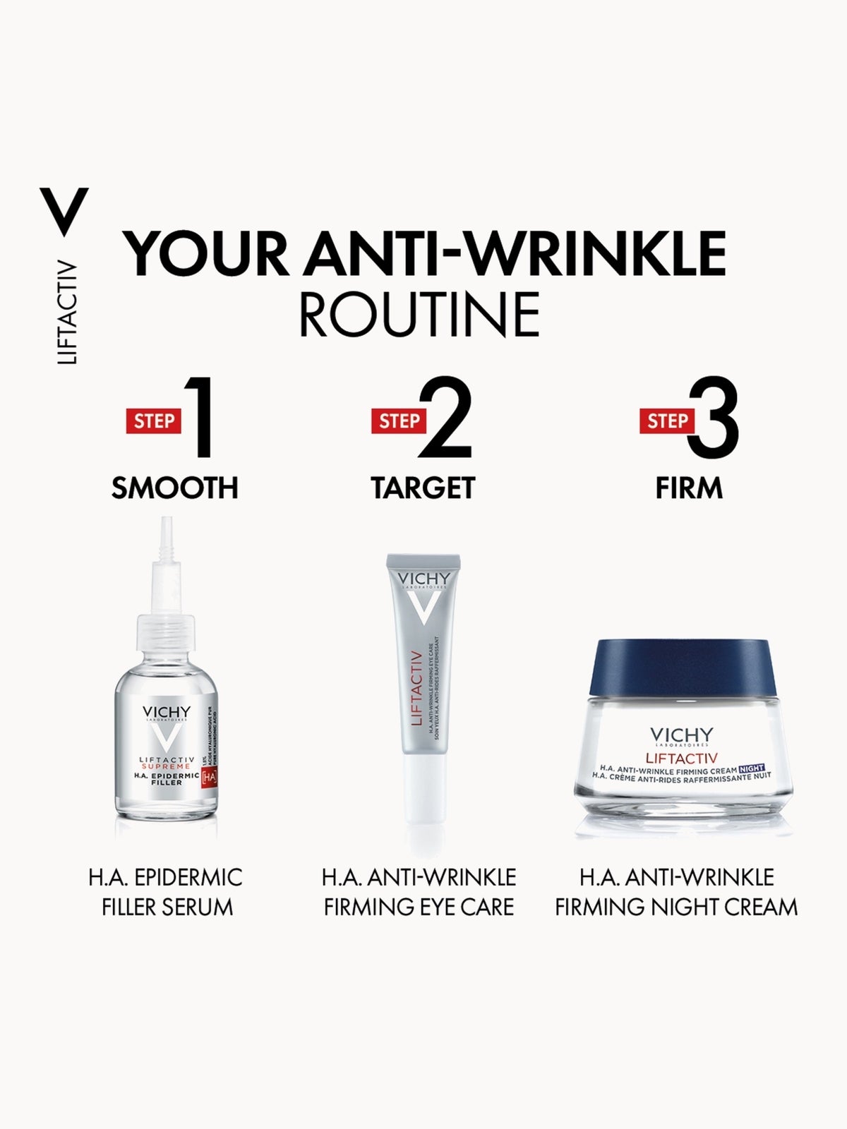 VICHY LiftActiv Anti-Wrinkle and Firming Night Moisturiser 50ml 4