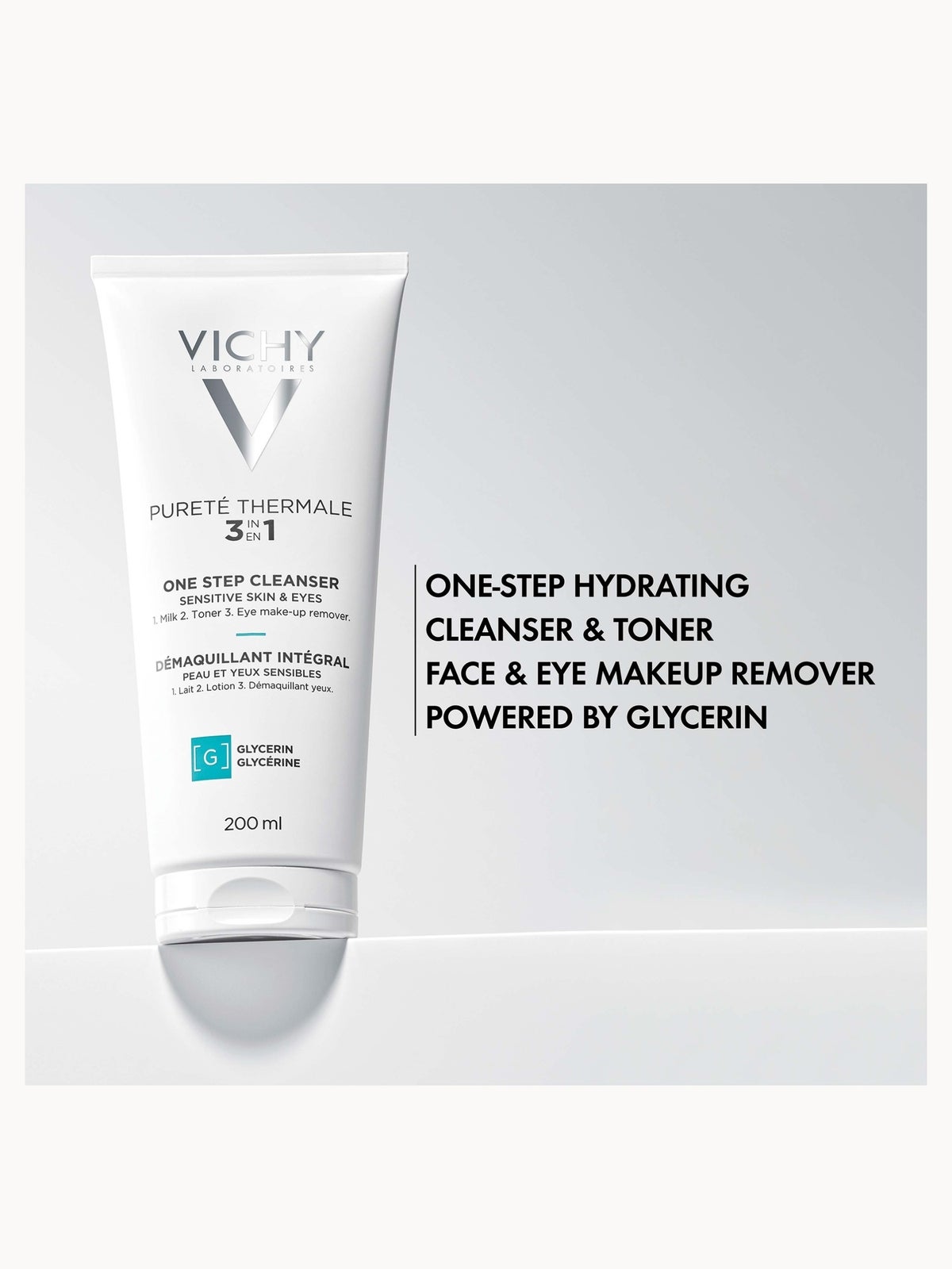VICHY Pureté Thermale 3-in-1 One Step Cleanser 200ml 2