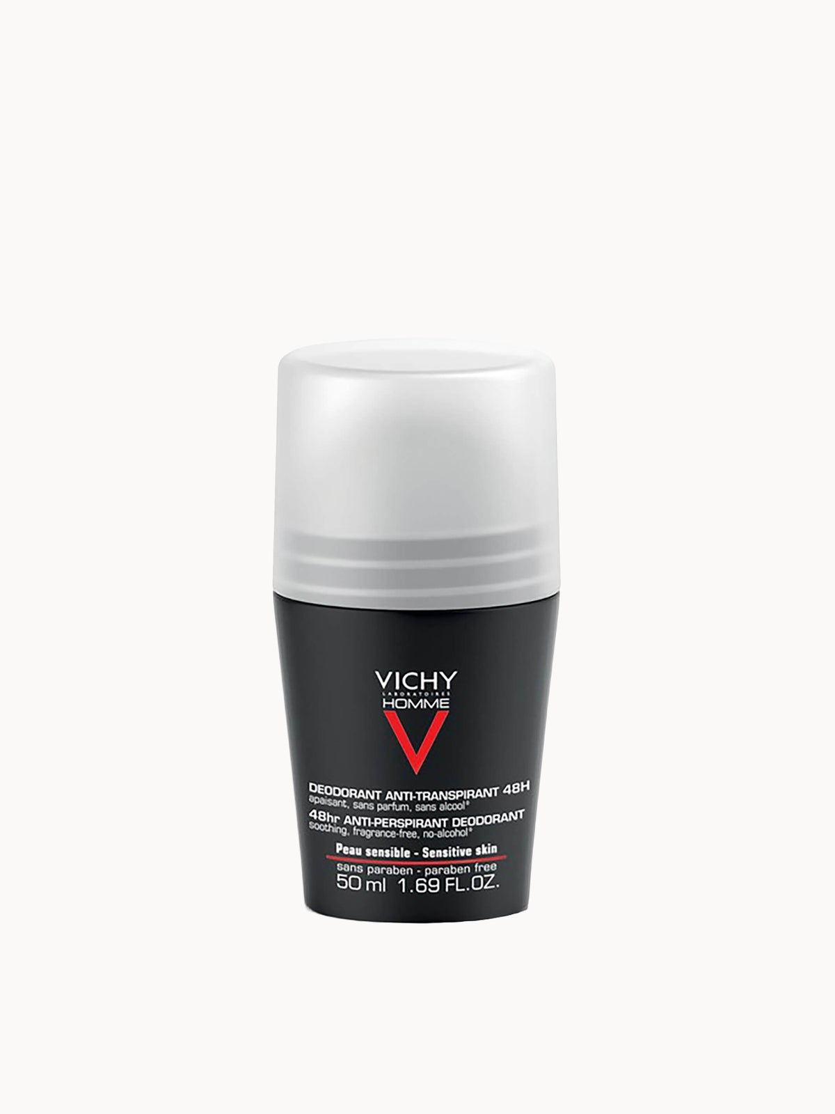 VICHY Homme Men's Deodorant for Sensitive Skin Roll-On 50ml