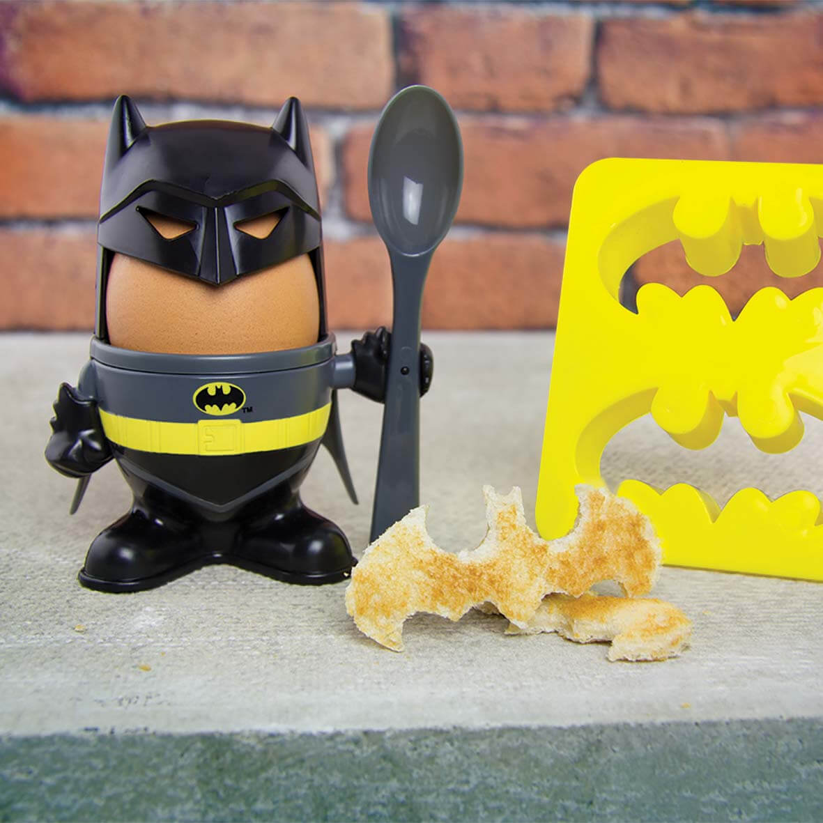 Batman Egg Cup and Toast Cutter
