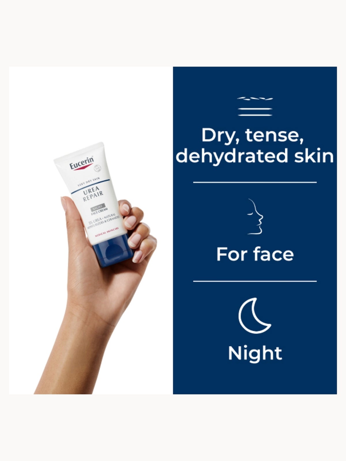 Eucerin UreaRepair Rich Replenishing Face Cream with 5% Urea 50ml 4