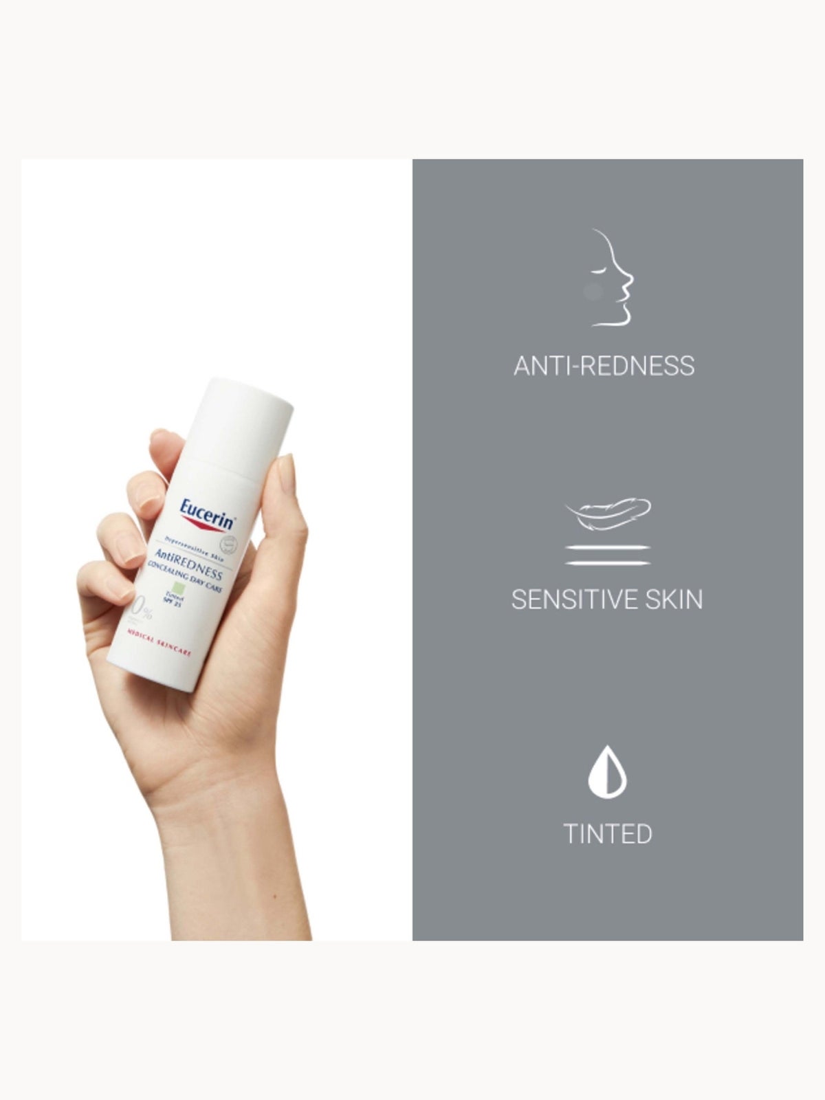 Eucerin AntiRedness Concealing Day Cream SPF25 Tinted 50ml 3